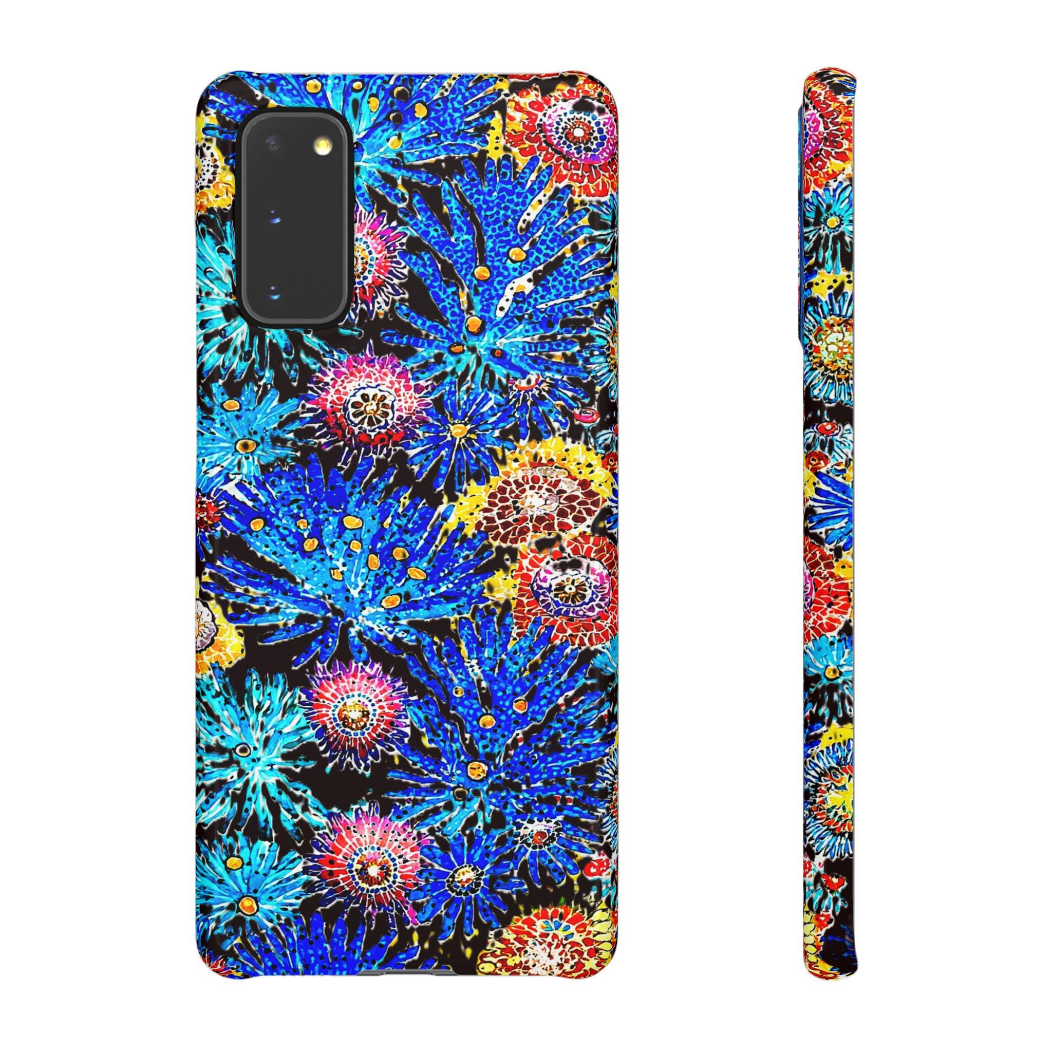 Coral Explosion Android Snap Case - Walt Smith Fiji Ocean Art - Supports ADE Reef Restoration