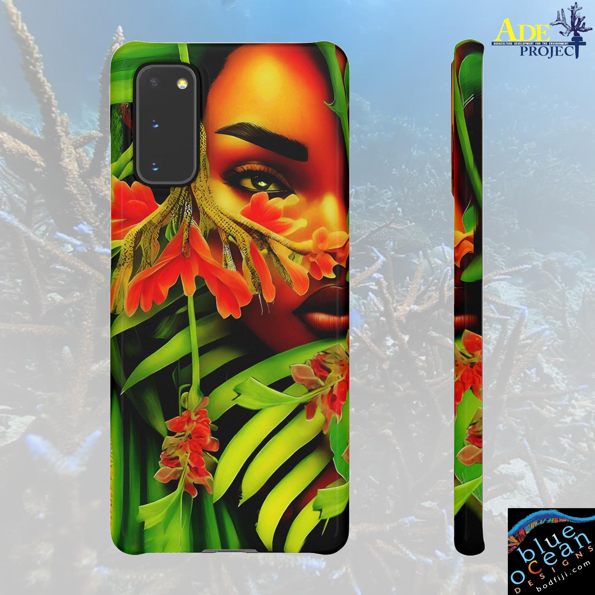 Secret Garden Android Snap Case - Walt Smith Fiji Ocean Art - Supports ADE Reef Restoration