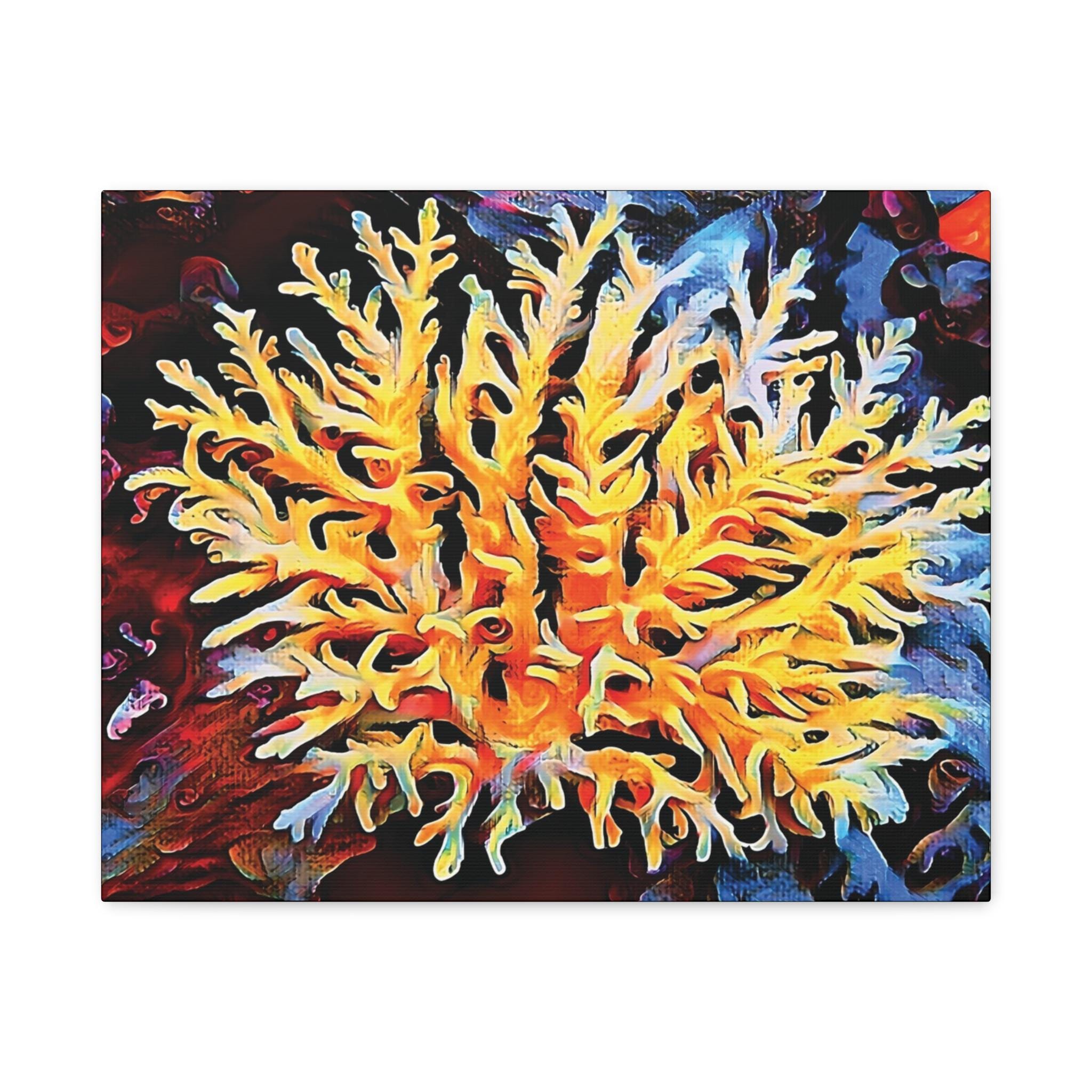 Gold Striker Canvas Wall Art