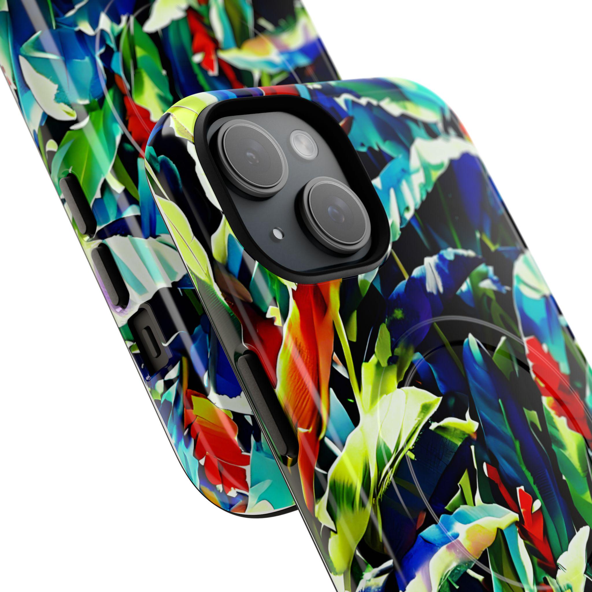 Floral Ginger iPhone Magnetic Case - Walt Smith Fiji Ocean Art - Supports ADE Reef Restoration