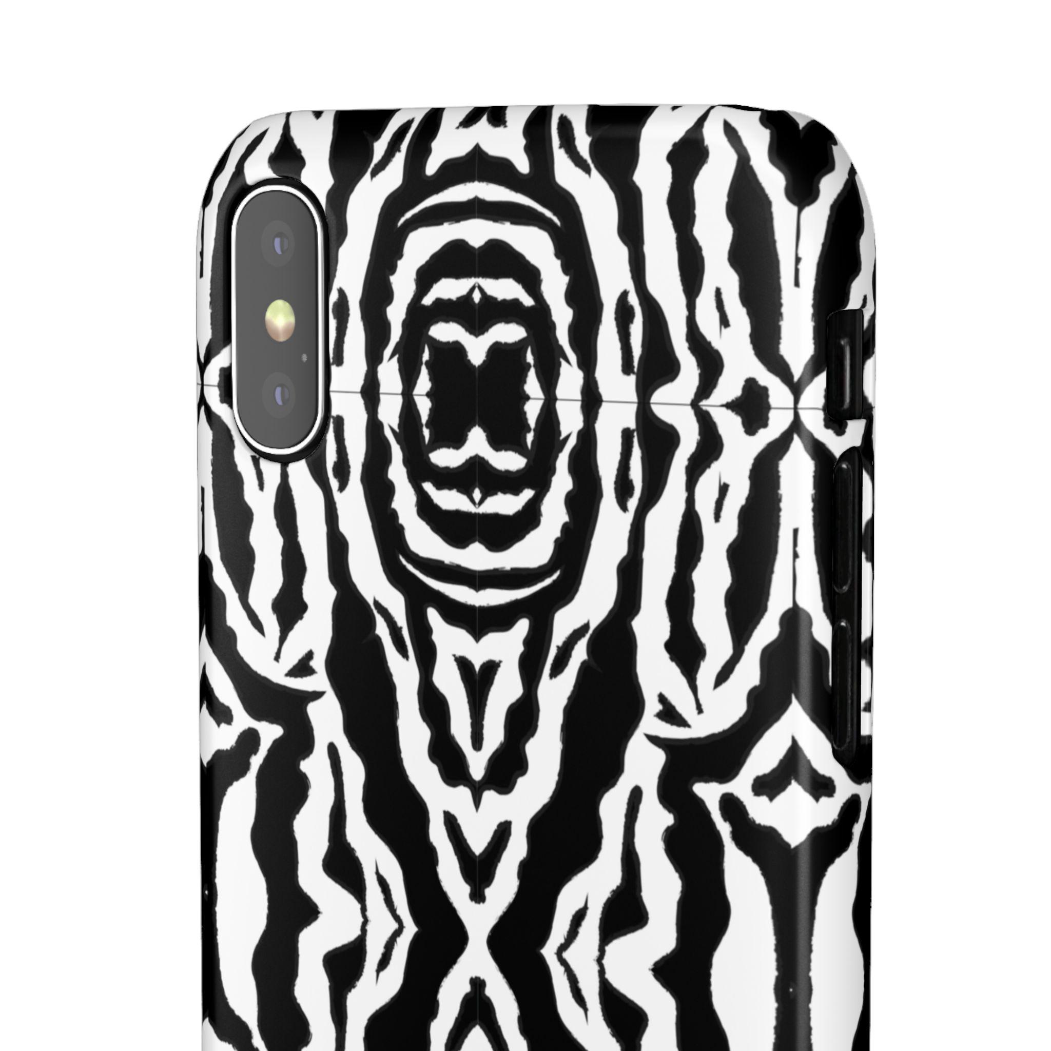 Zebra Confusion iPhone Snap Case - Walt Smith Fiji Ocean Art - Supports ADE Reef Restoration