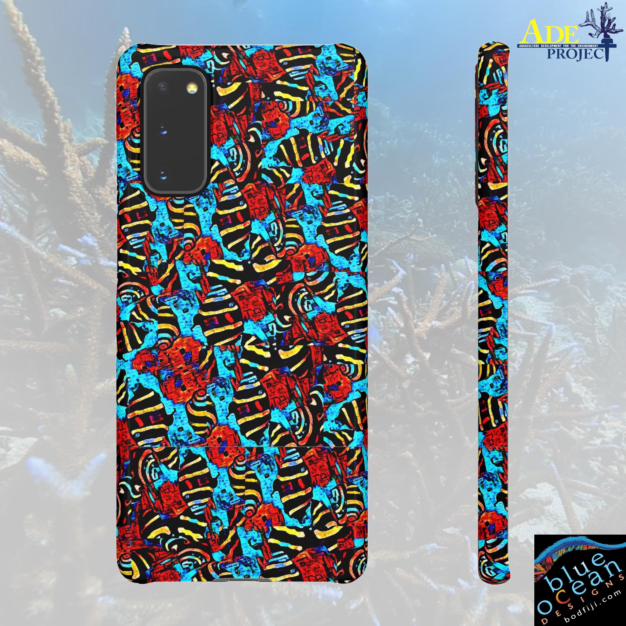 Small Snails Android Snap Case - Walt Smith Fiji Ocean Art - Supports ADE Reef Restoration