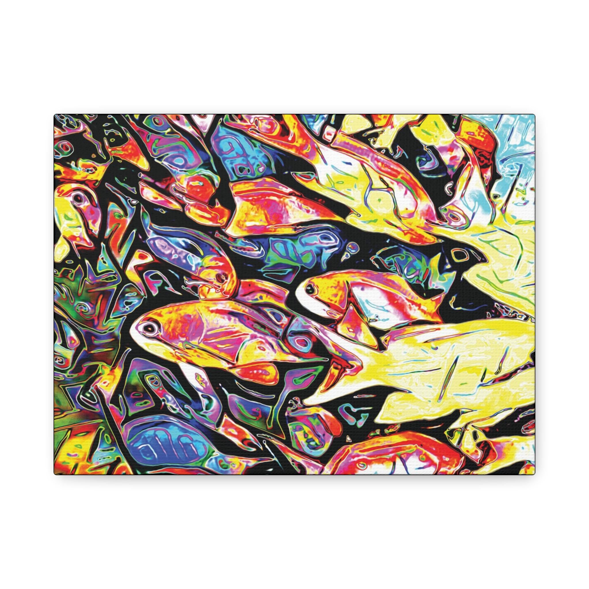 Busy Day Canvas Wall Art