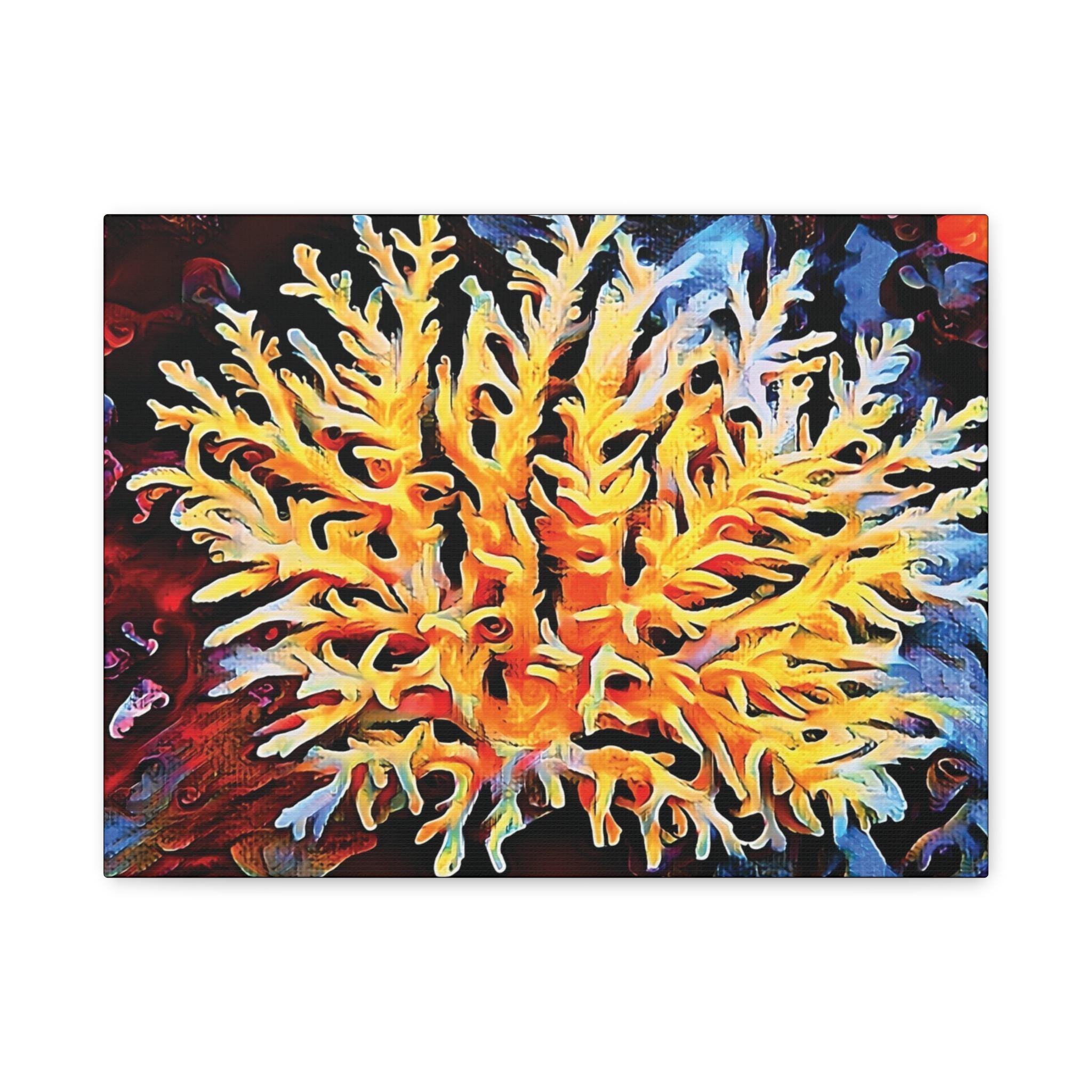Gold Striker Canvas Wall Art