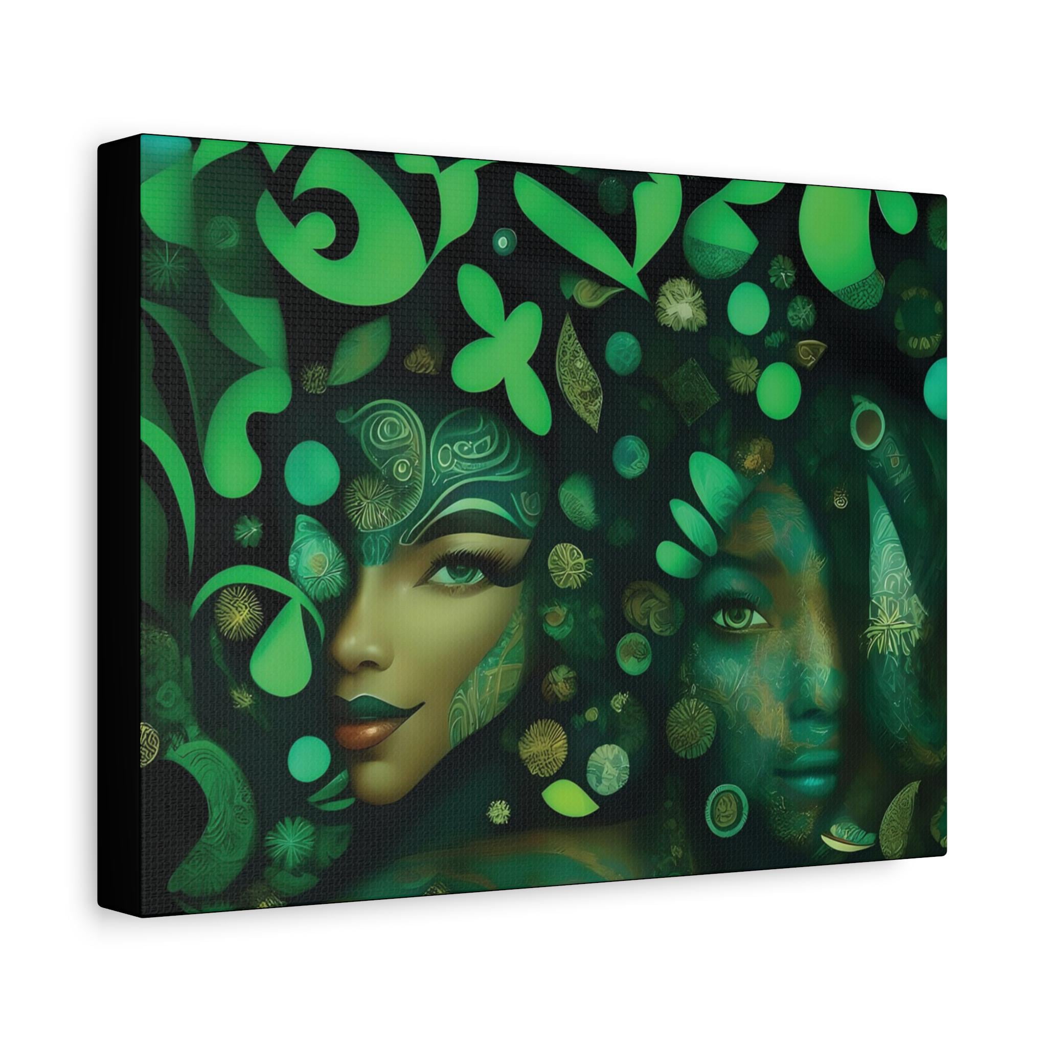 Opposites Attract Canvas Wall Art