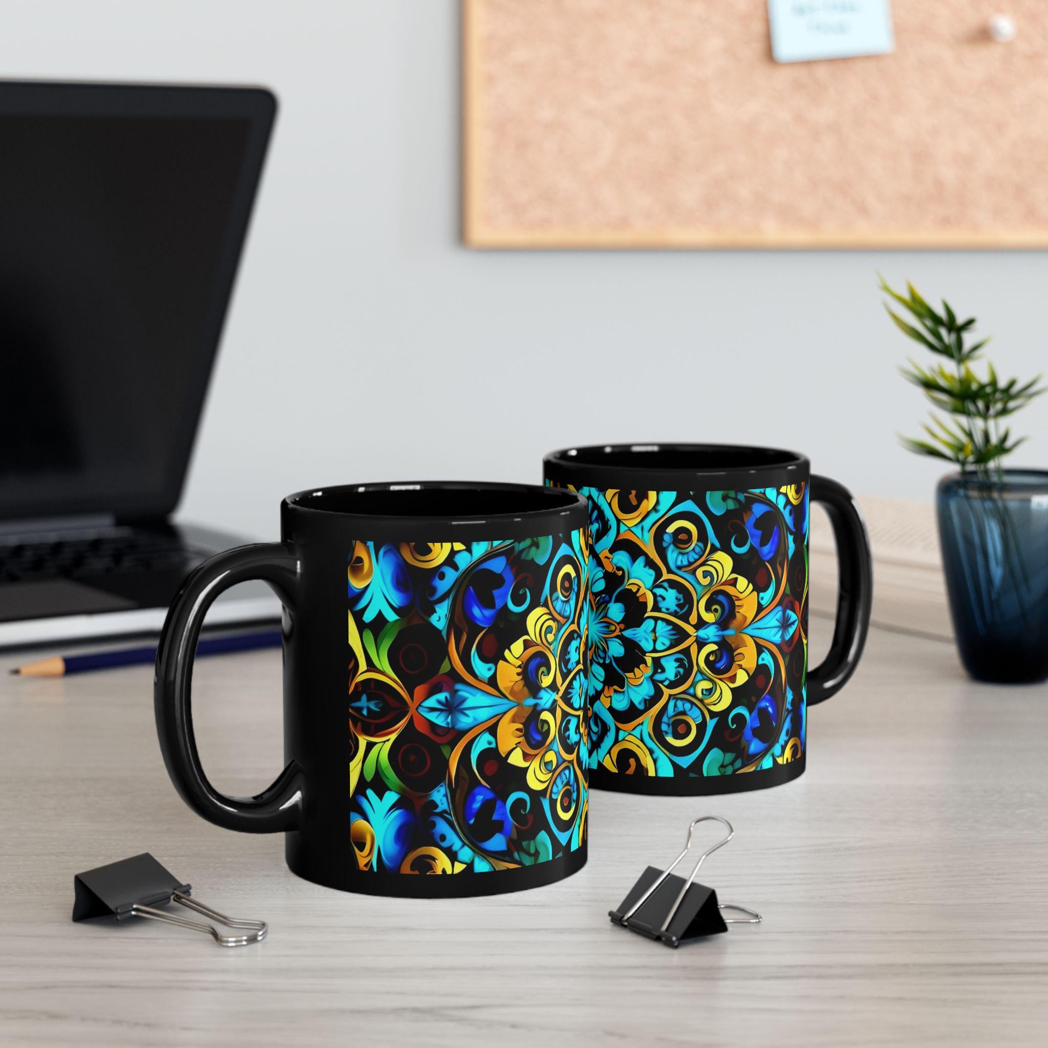 Blue Lace C - Coffee Mug