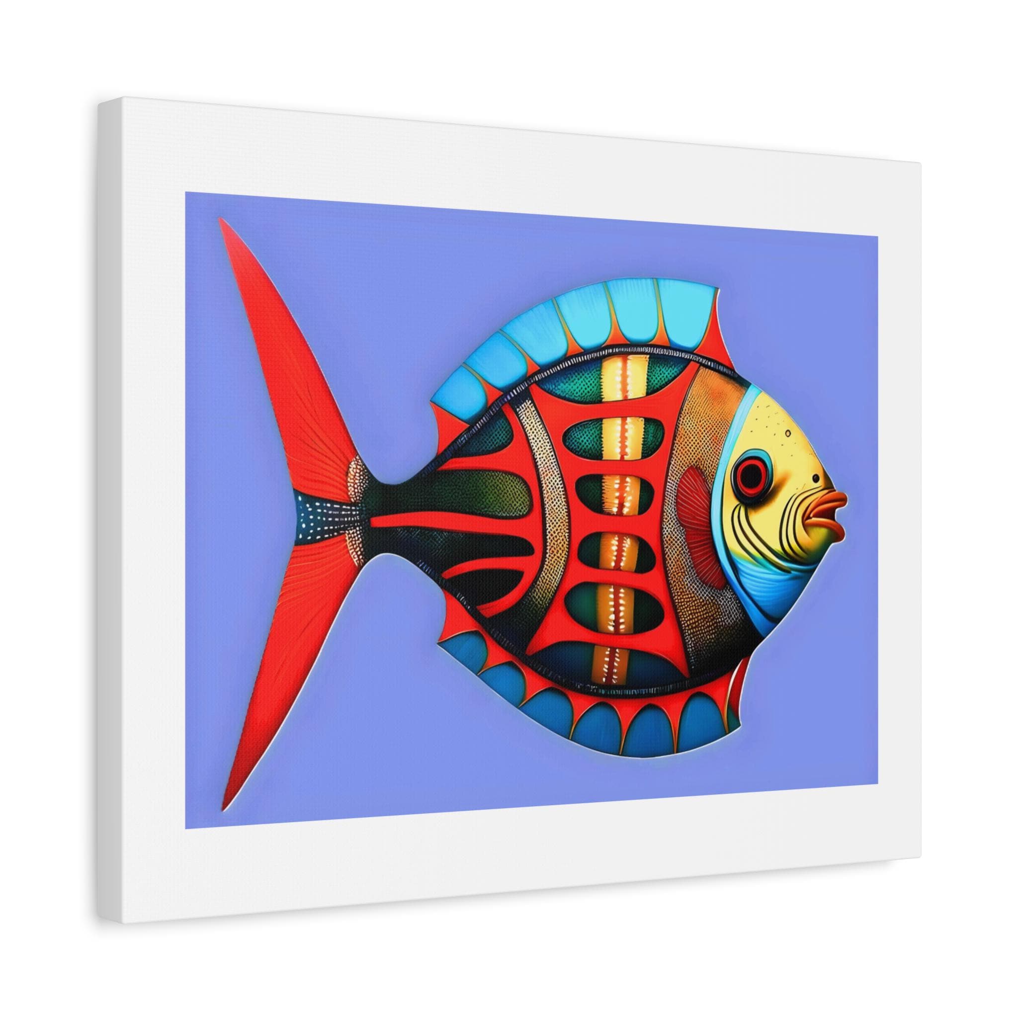 Fish Kiss - Canvas Wall Art