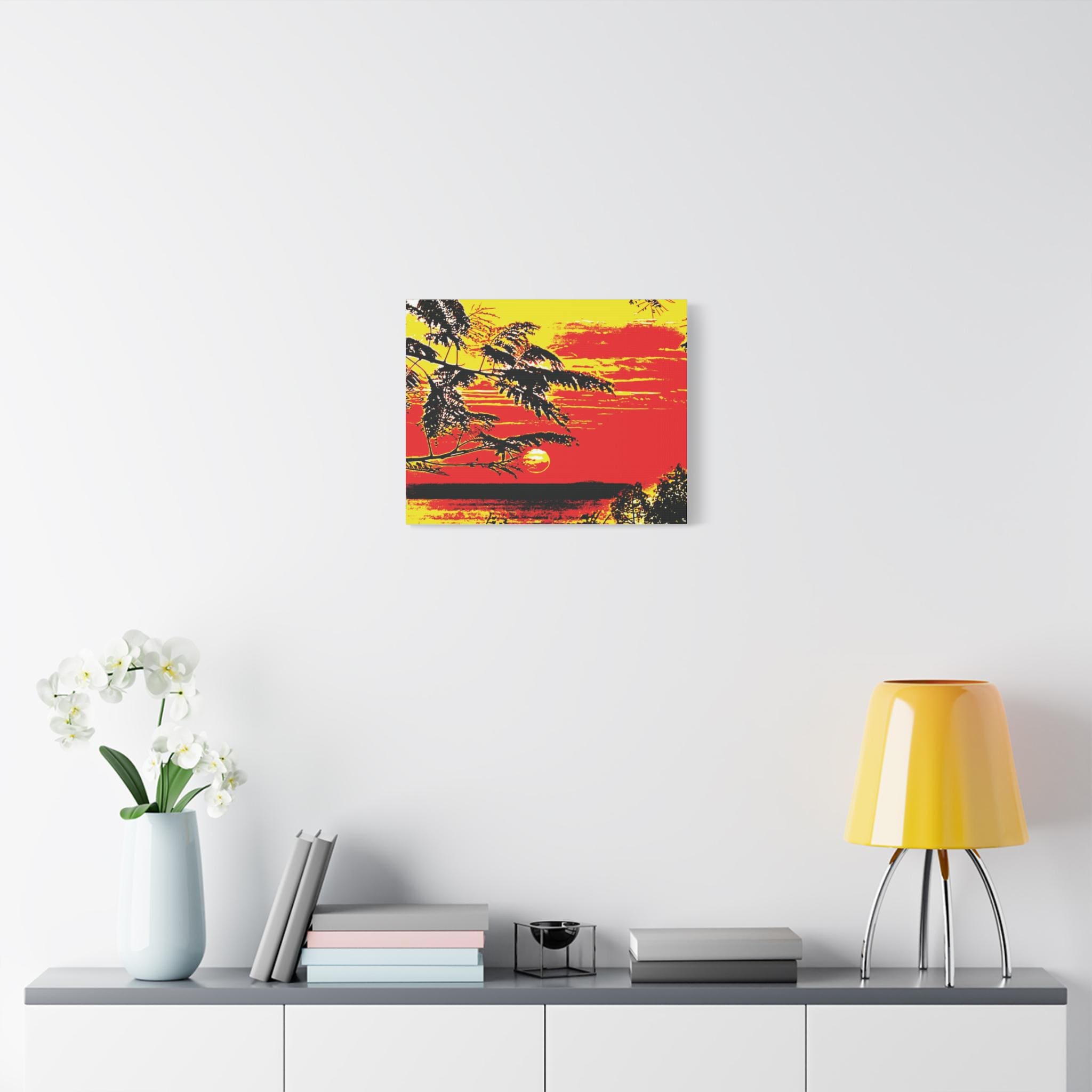 Red Night - Canvas Wall Art