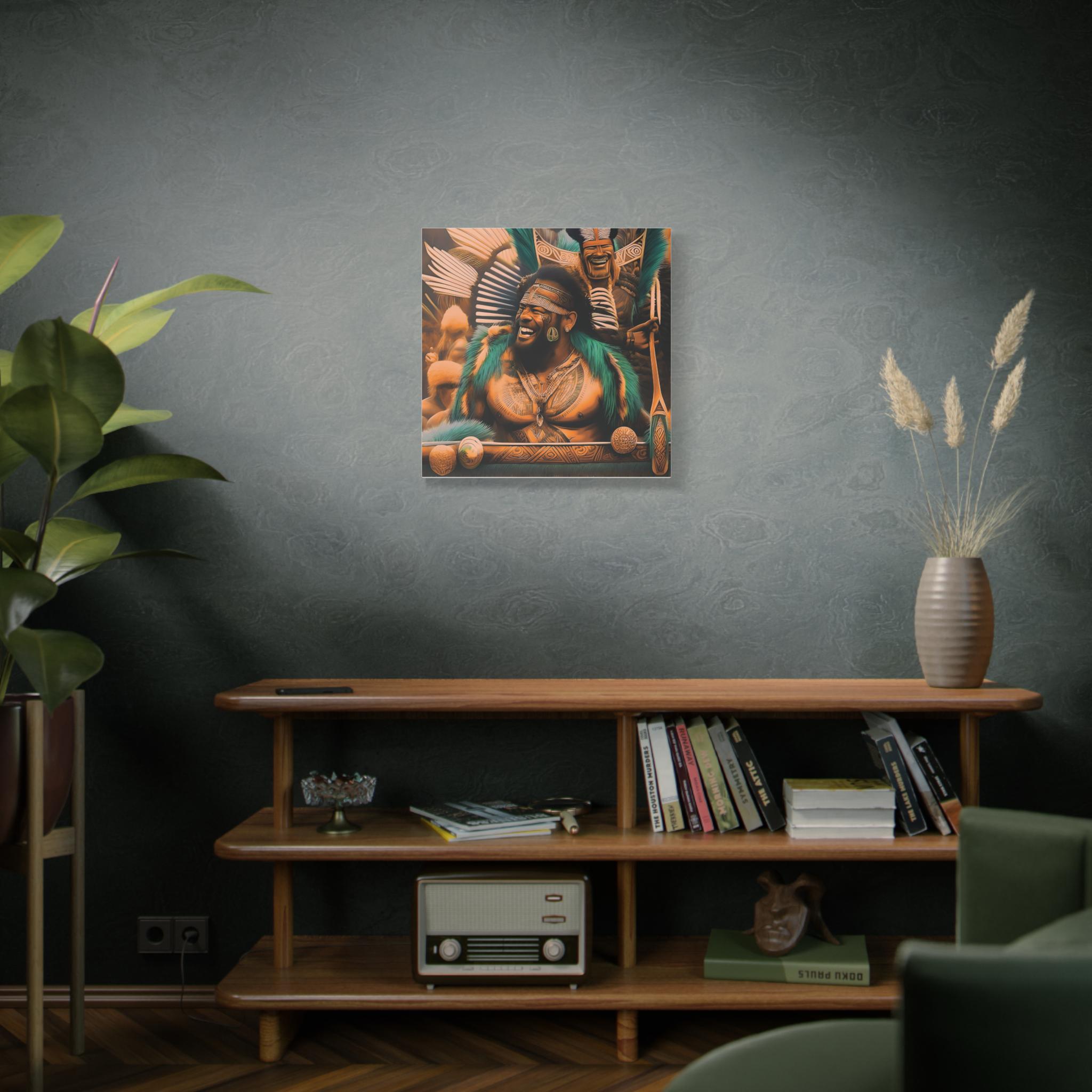 Laughing Cheif - Canvas Wall Art