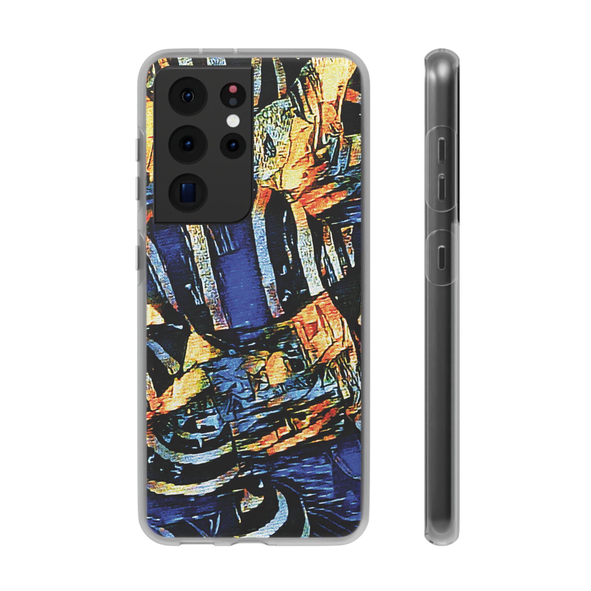 Snails in Blue Android Flexi Case - Walt Smith Fiji Ocean Art - Supports ADE Reef Restoration