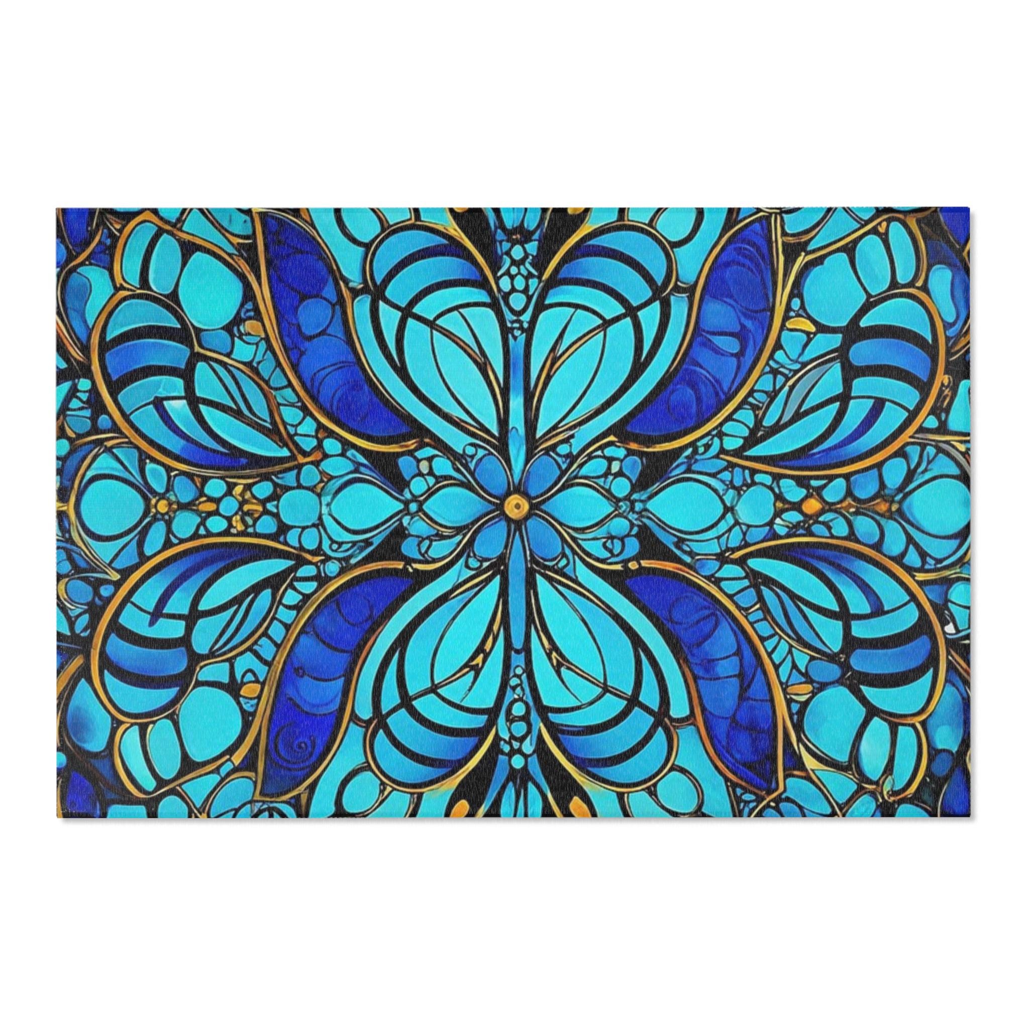 Blue Lobsters - Area Rug