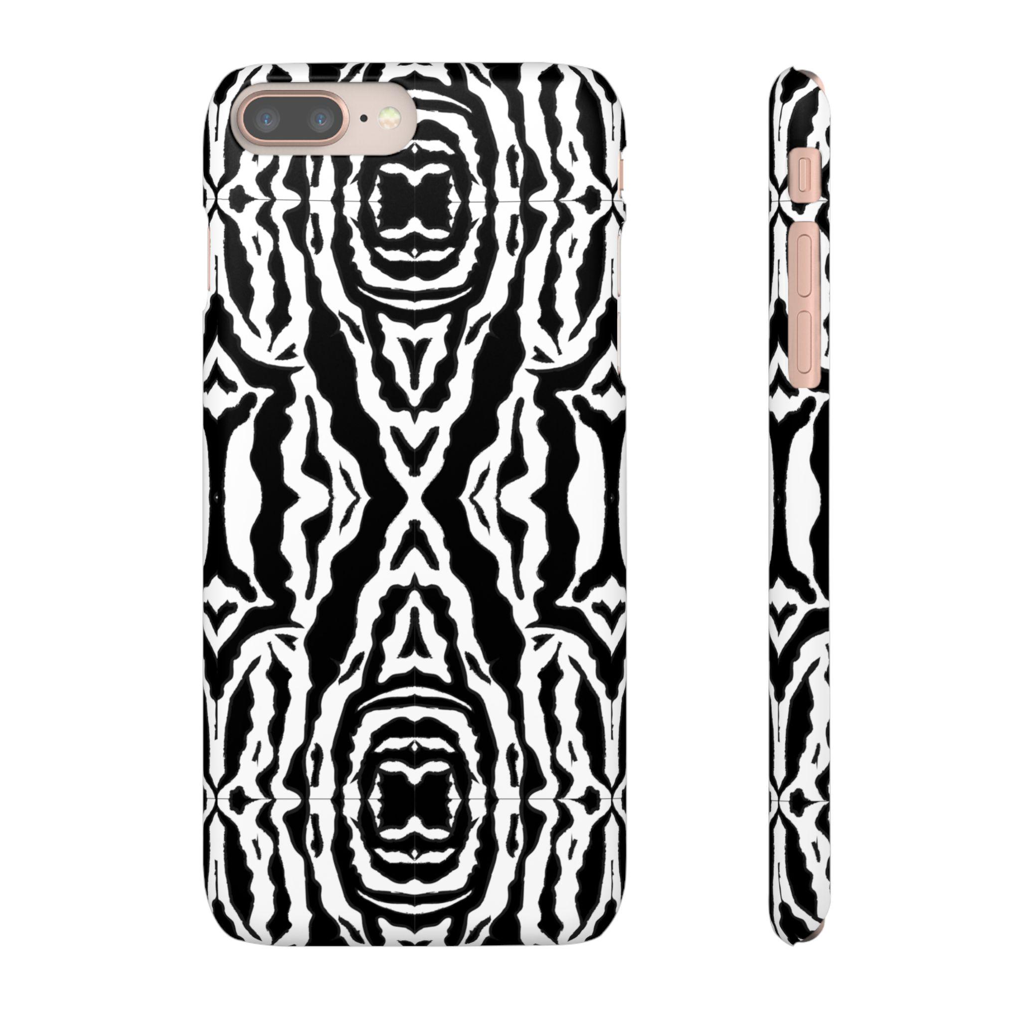 Zebra Confusion iPhone Snap Case - Walt Smith Fiji Ocean Art - Supports ADE Reef Restoration