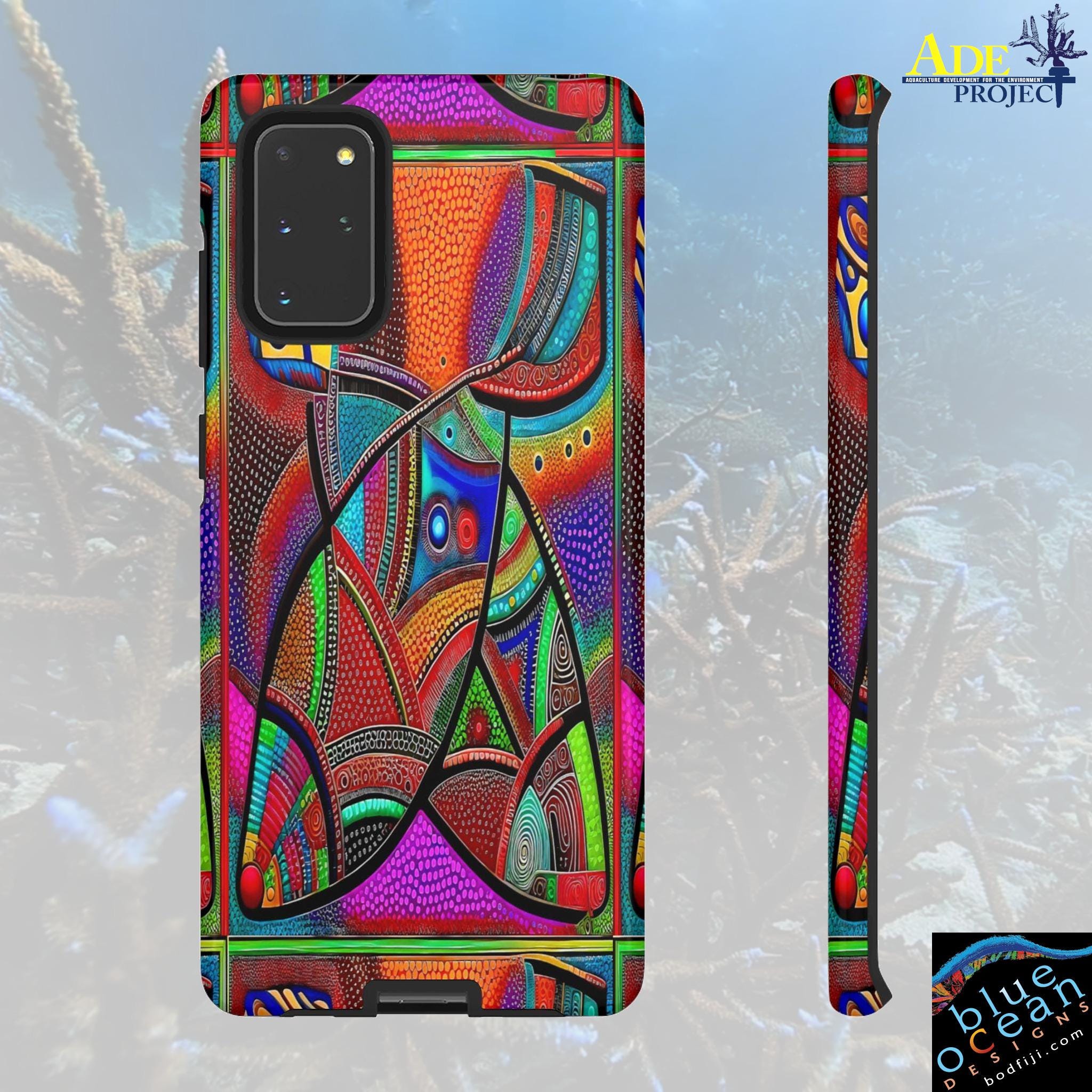 Artistic Fish Android Tough Case - Walt Smith Fiji Ocean Art - Supports ADE Reef Restoration