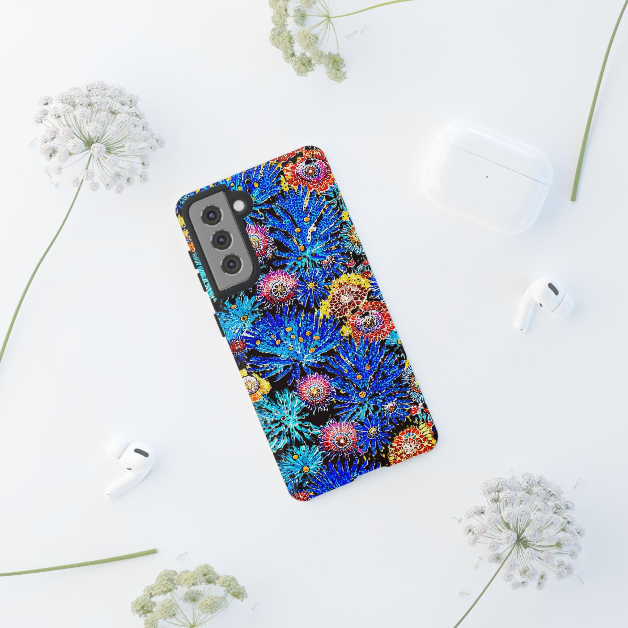 Coral Explosion Android Tough Case - Walt Smith Fiji Ocean Art - Supports ADE Reef Restoration