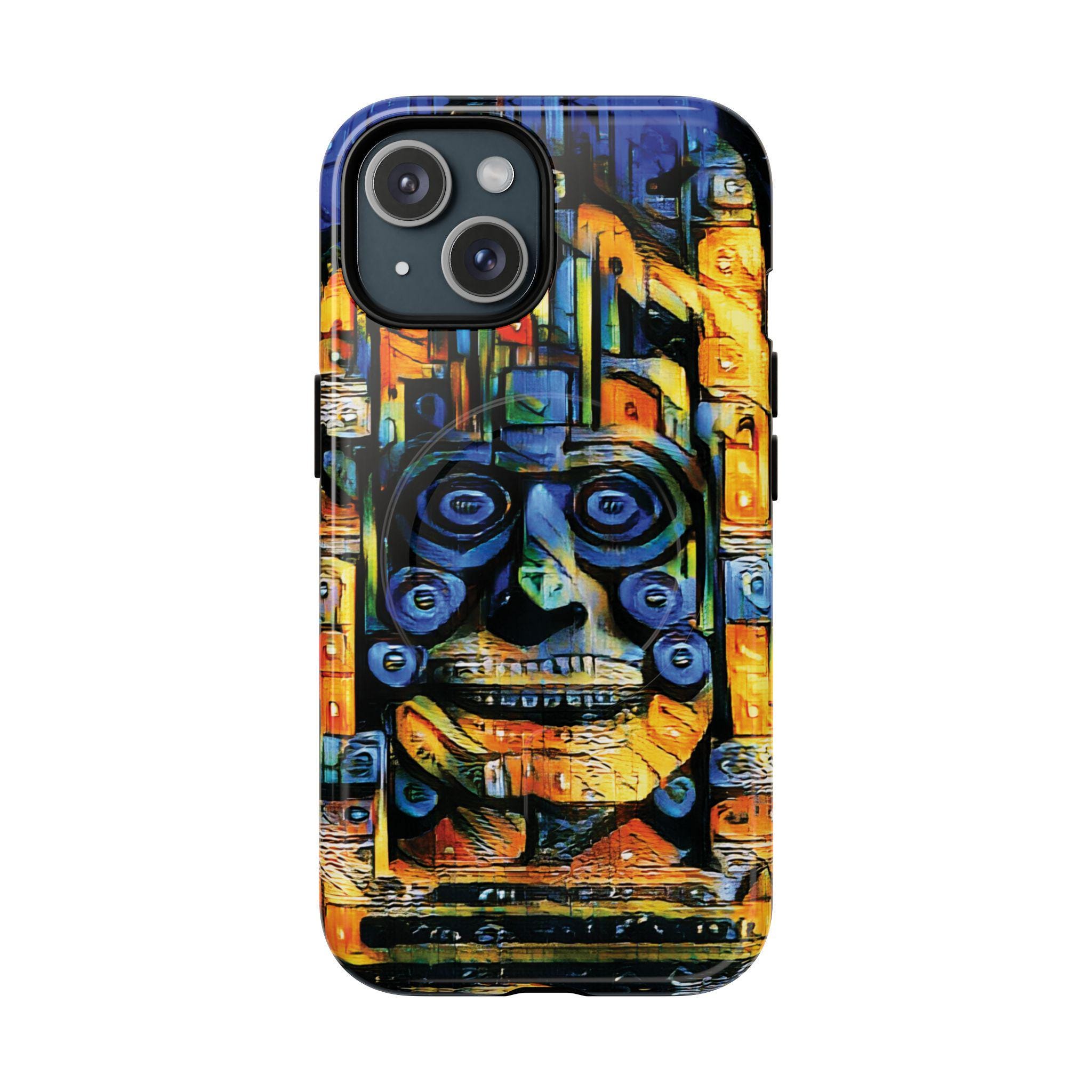 Purple Face iPhone Magnetic Case - Walt Smith Fiji Ocean Art - Supports ADE Reef Restoration