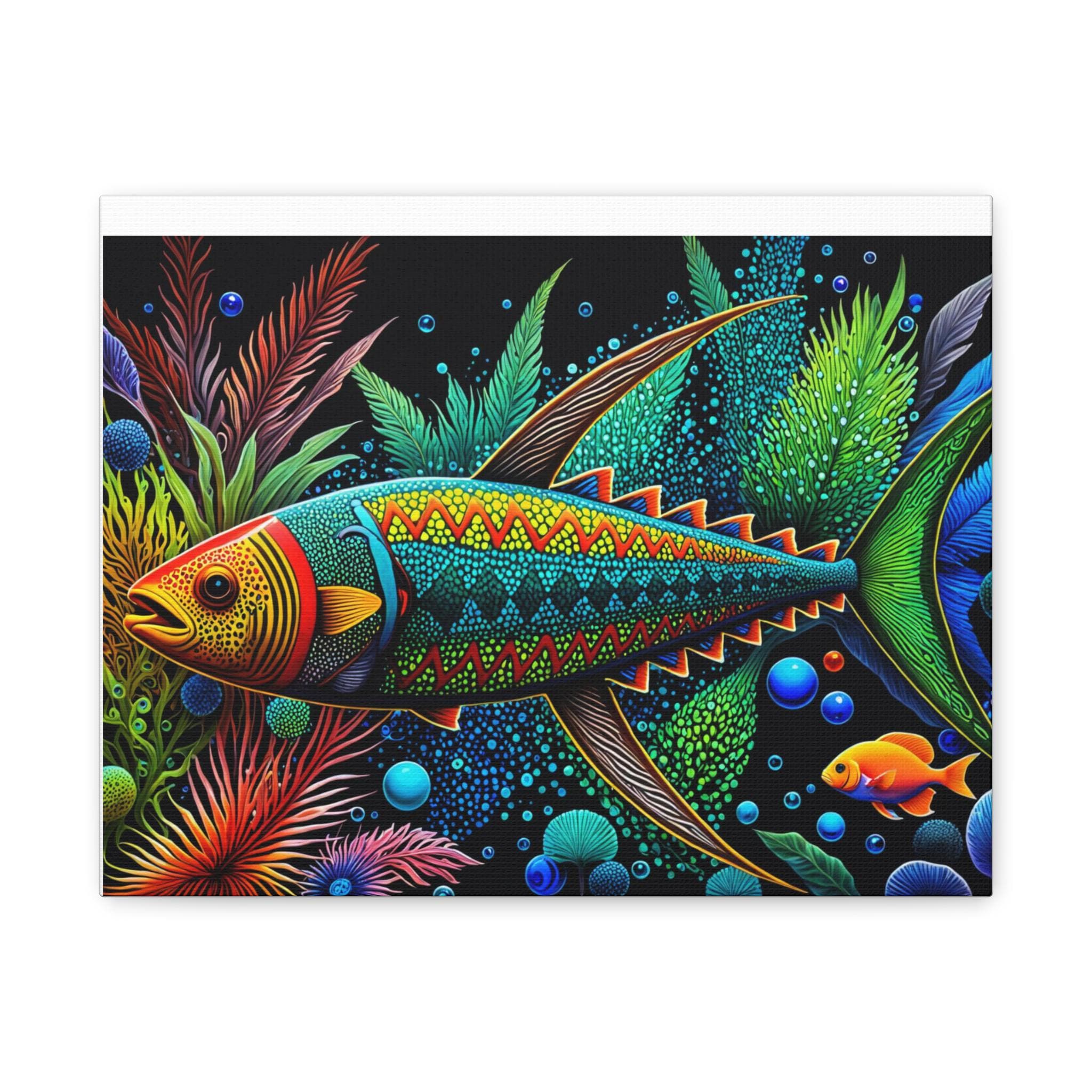 Abo Fish A - Canvas Wall Art