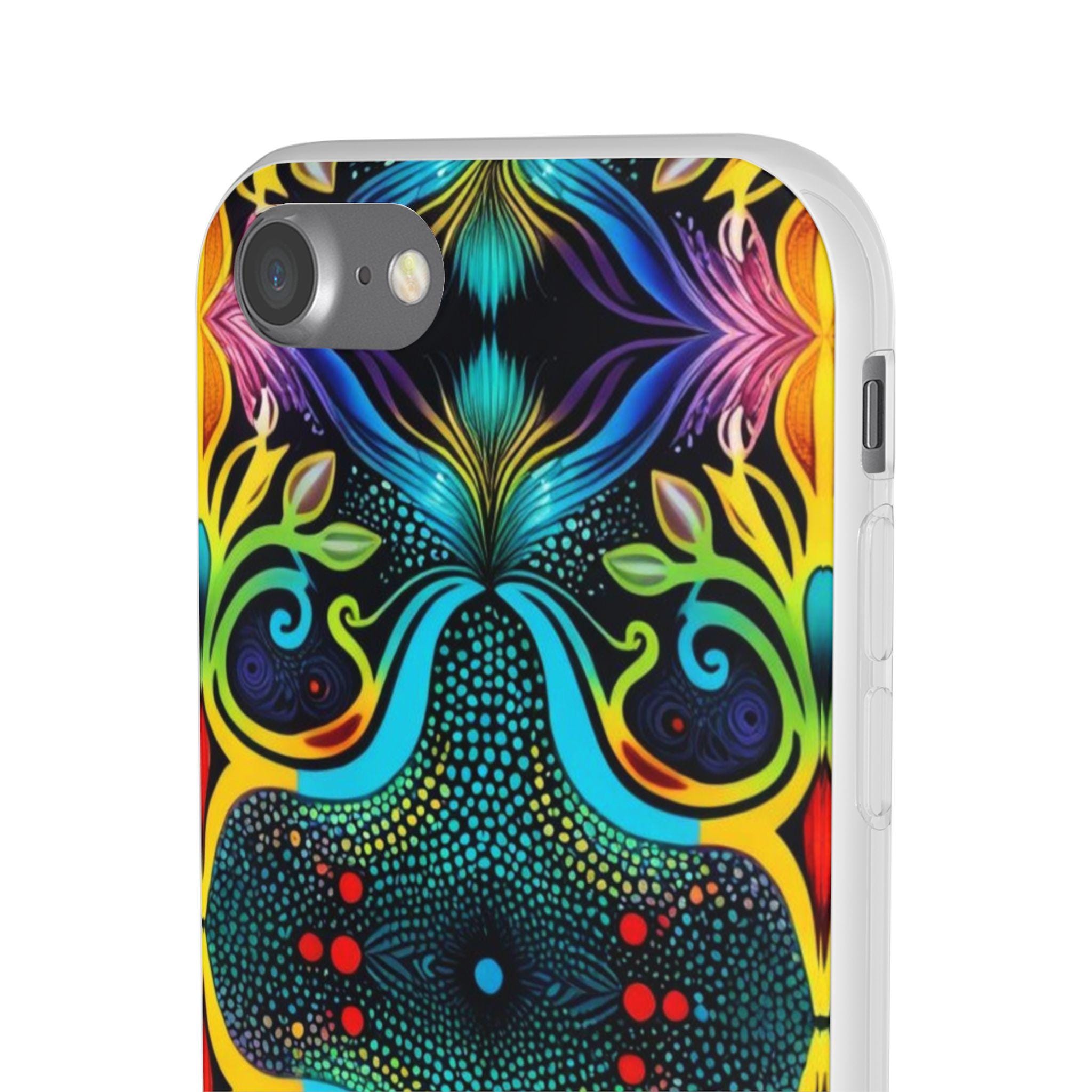 Psychedelic Abo iPhone Flexi Case - Walt Smith Fiji Ocean Art - Supports ADE Reef Restoration