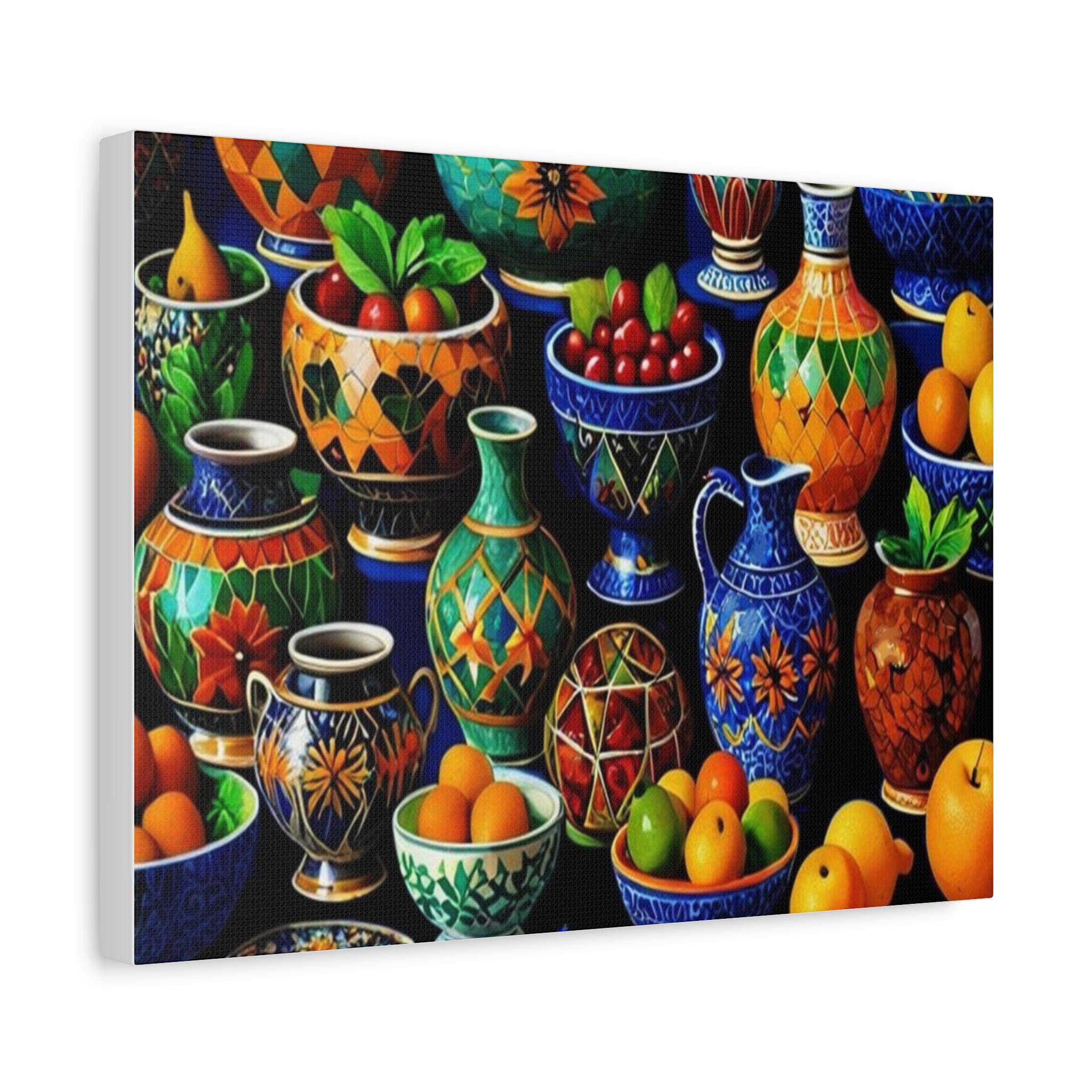 Table Full A - Canvas Wall Art