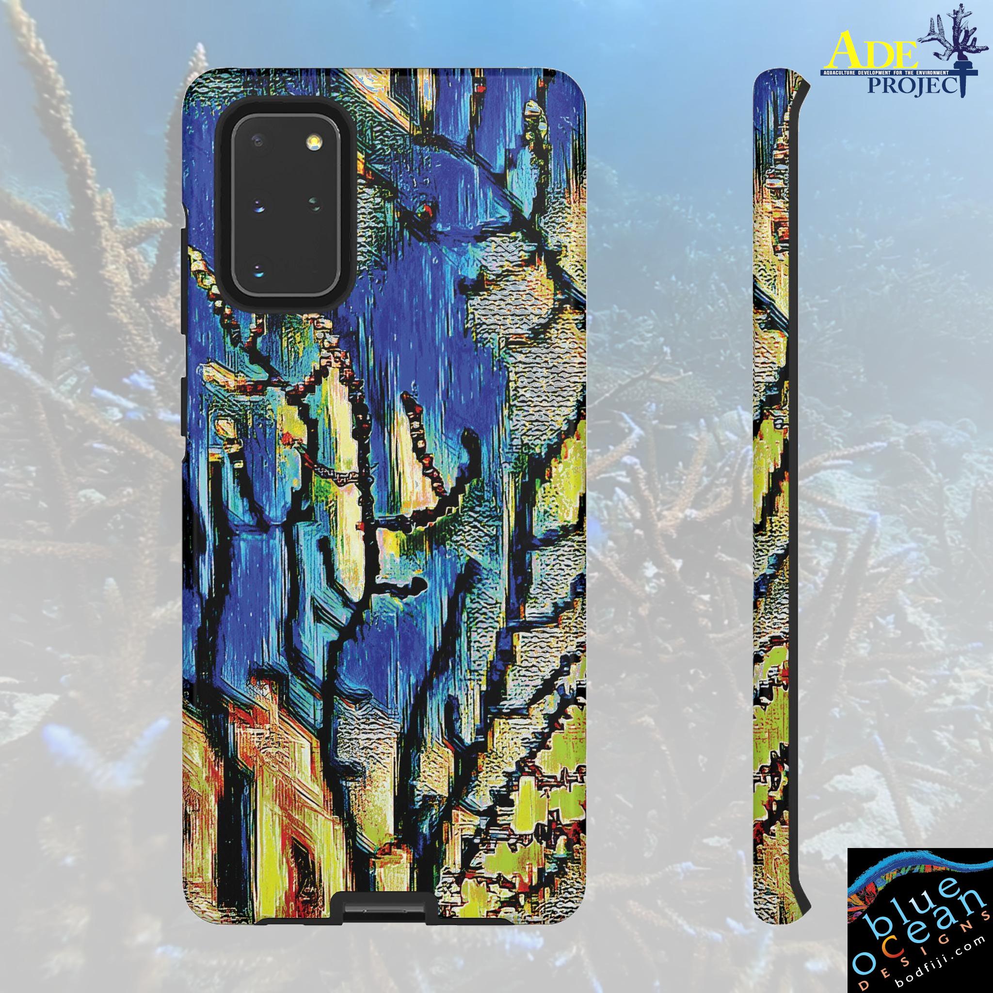 Deep Fan Android Tough Case - Walt Smith Fiji Ocean Art - Supports ADE Reef Restoration