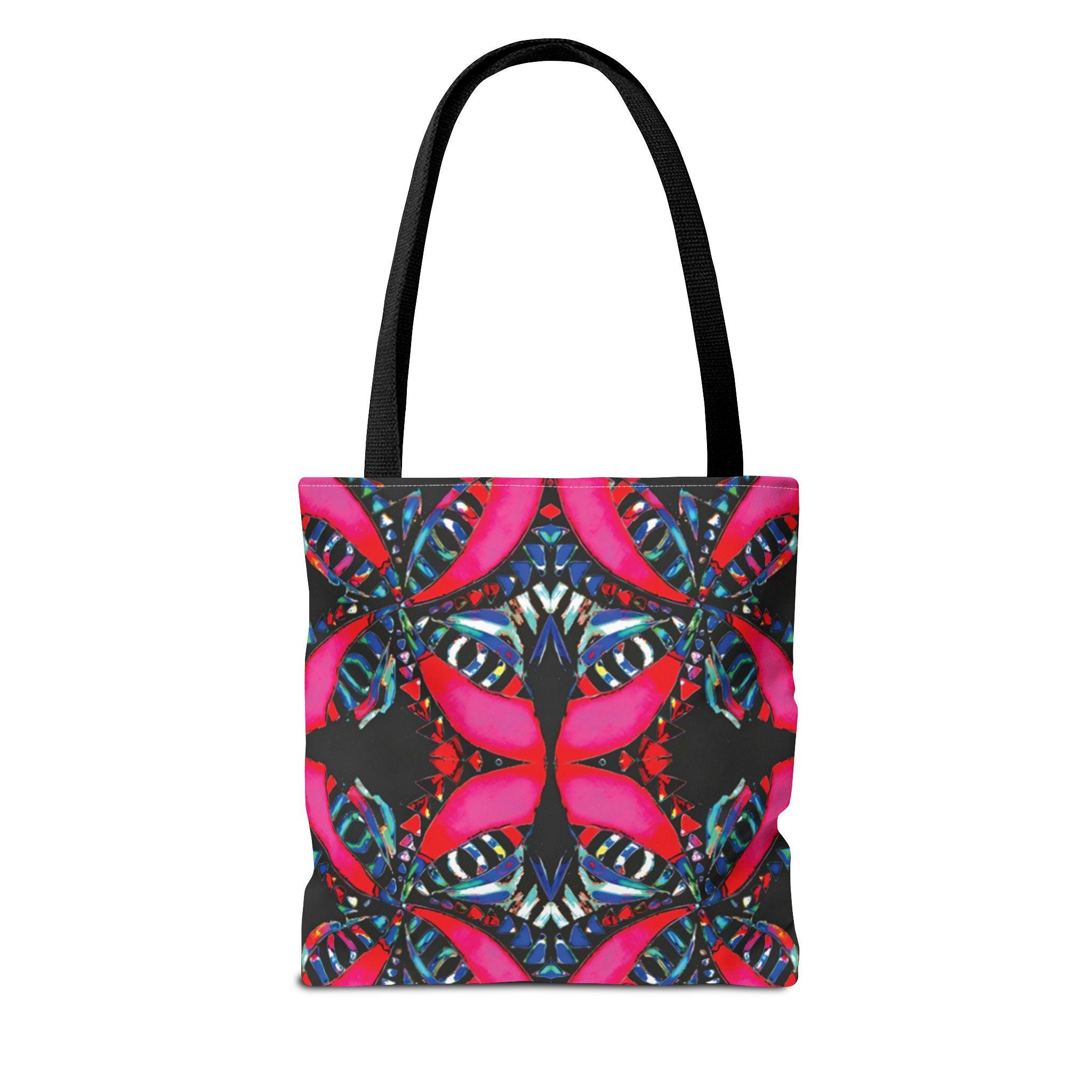 Pink on Black - Tote Bag