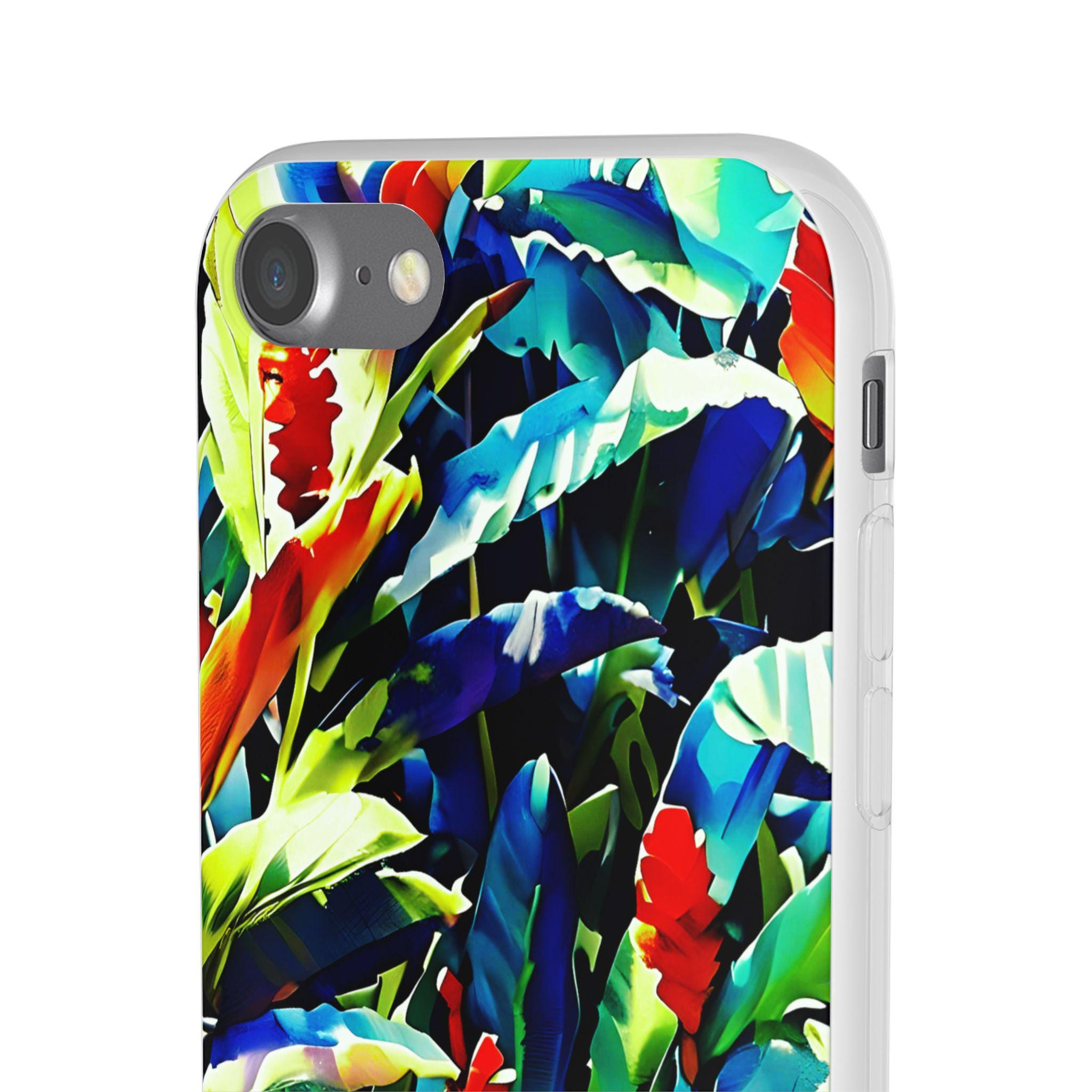 Floral Ginger iPhone Flexi Case - Walt Smith Fiji Ocean Art - Supports ADE Reef Restoration