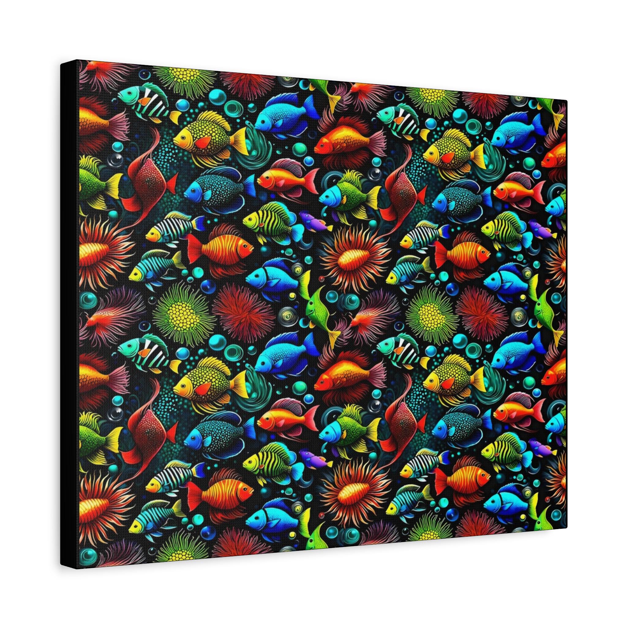 Something Fishy Canvas Wall Art
