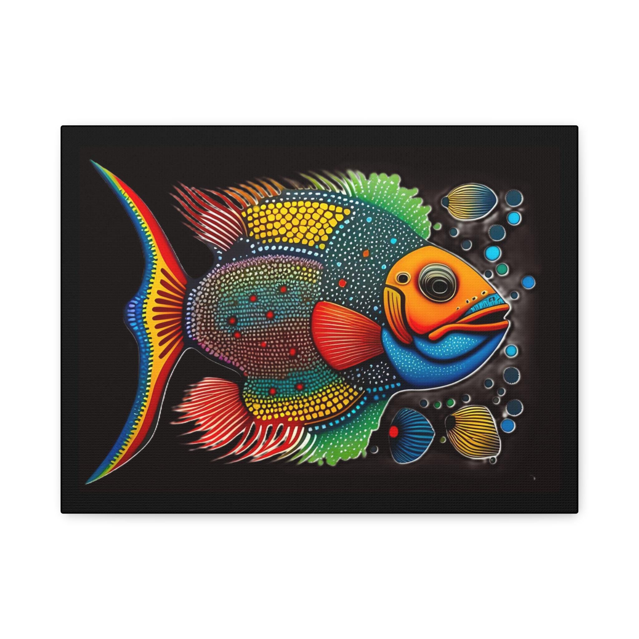 Abi Fish Canvas Wall Art
