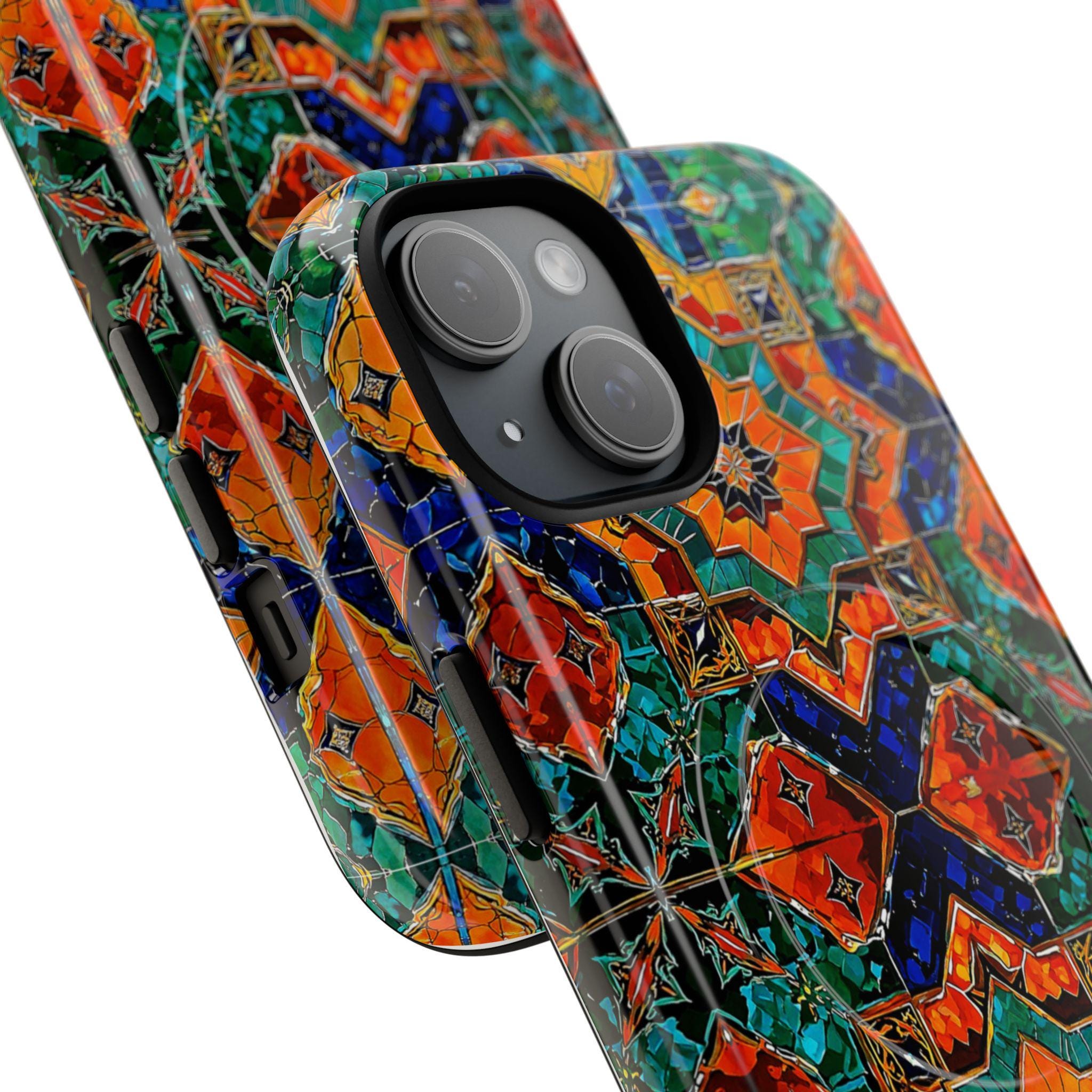 Moroccan Style iPhone Magnetic Case - Walt Smith Fiji Ocean Art - Supports ADE Reef Restoration