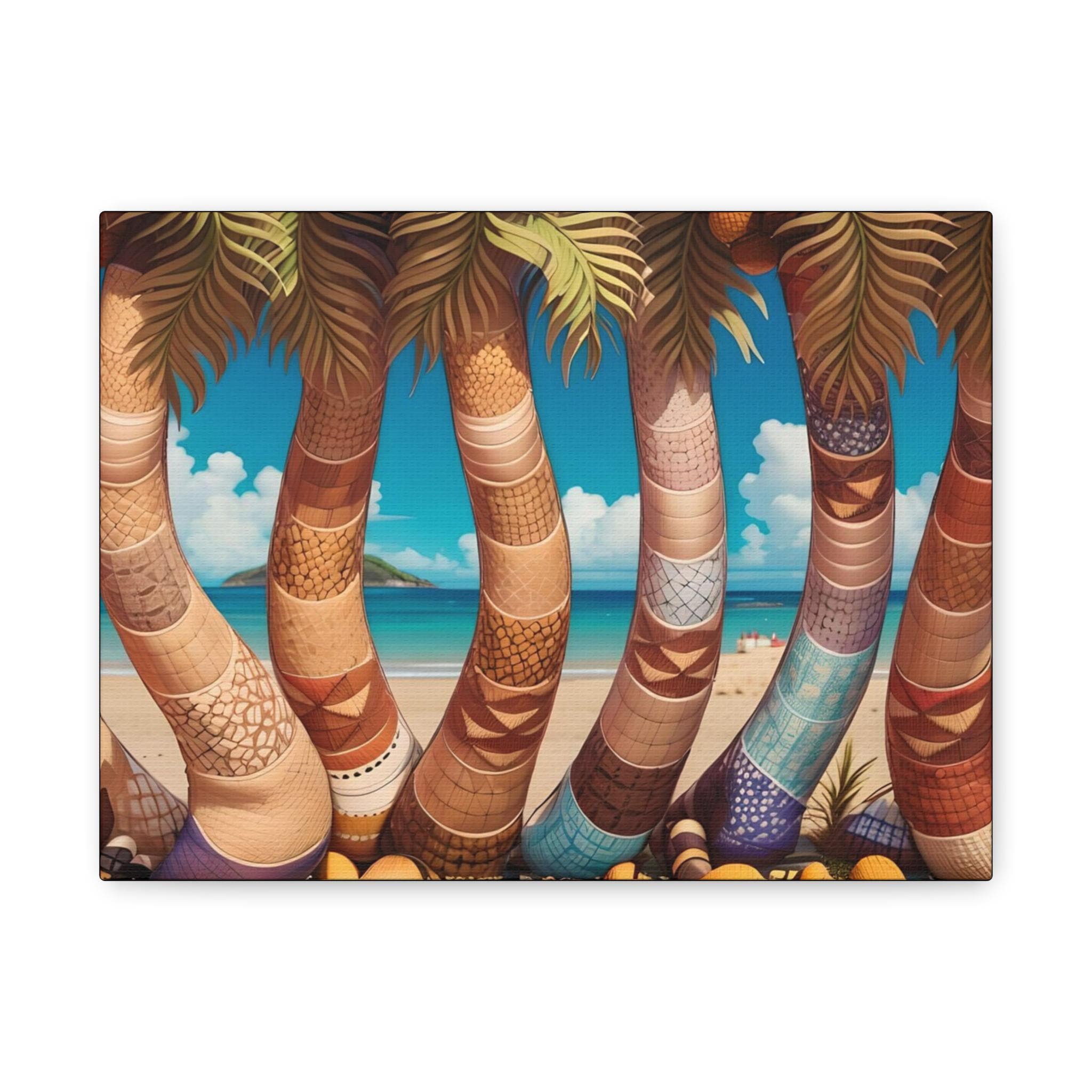 Happy Trees Canvas Wall Art