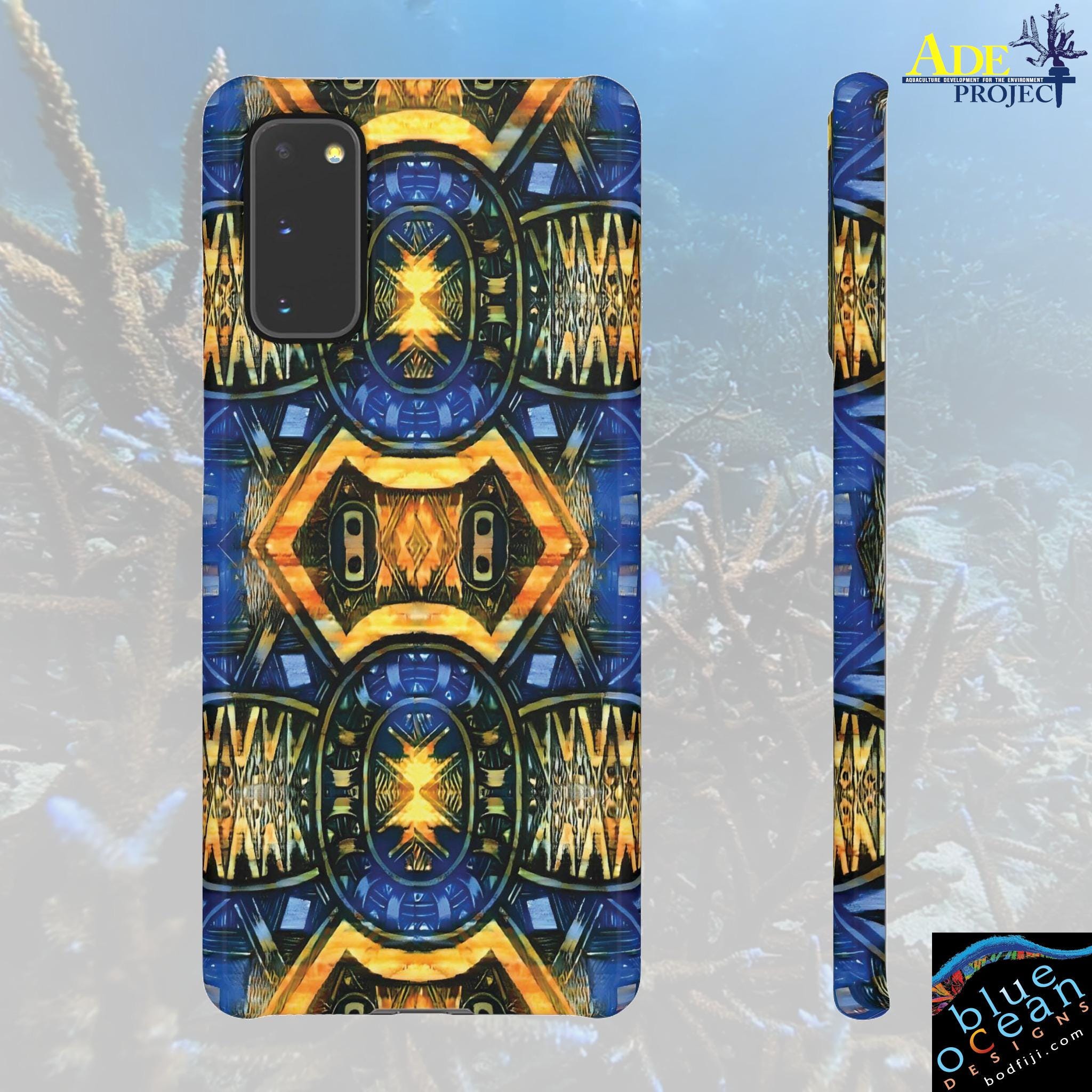 Blue Shield Android Snap Case - Walt Smith Fiji Ocean Art - Supports ADE Reef Restoration