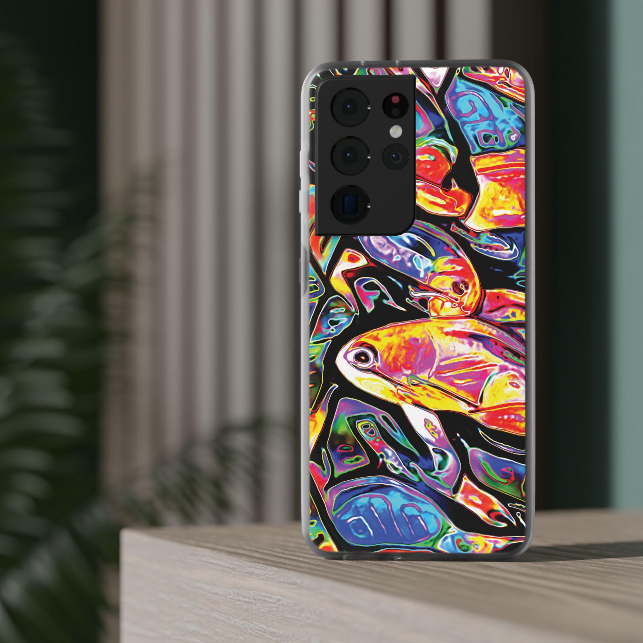 Busy Day Android Flexi Case - Walt Smith Fiji Ocean Art - Supports ADE Reef Restoration