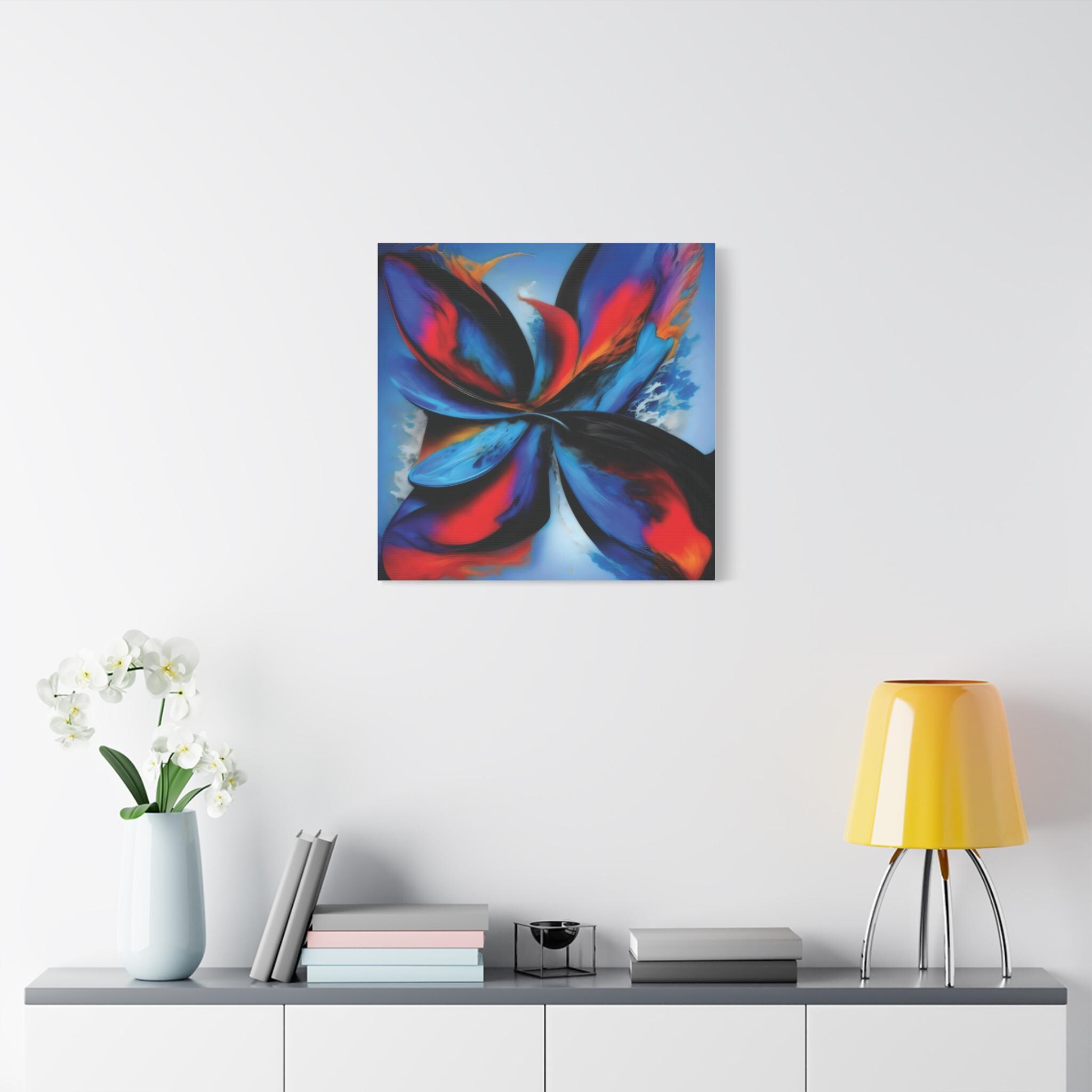 Flamin Fan - Canvas Wall Art