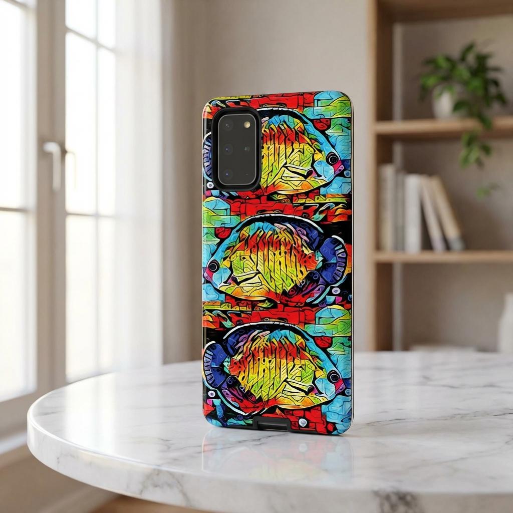 Coral Beauty Android Tough Case - Walt Smith Fiji Ocean Art - Supports ADE Reef Restoration