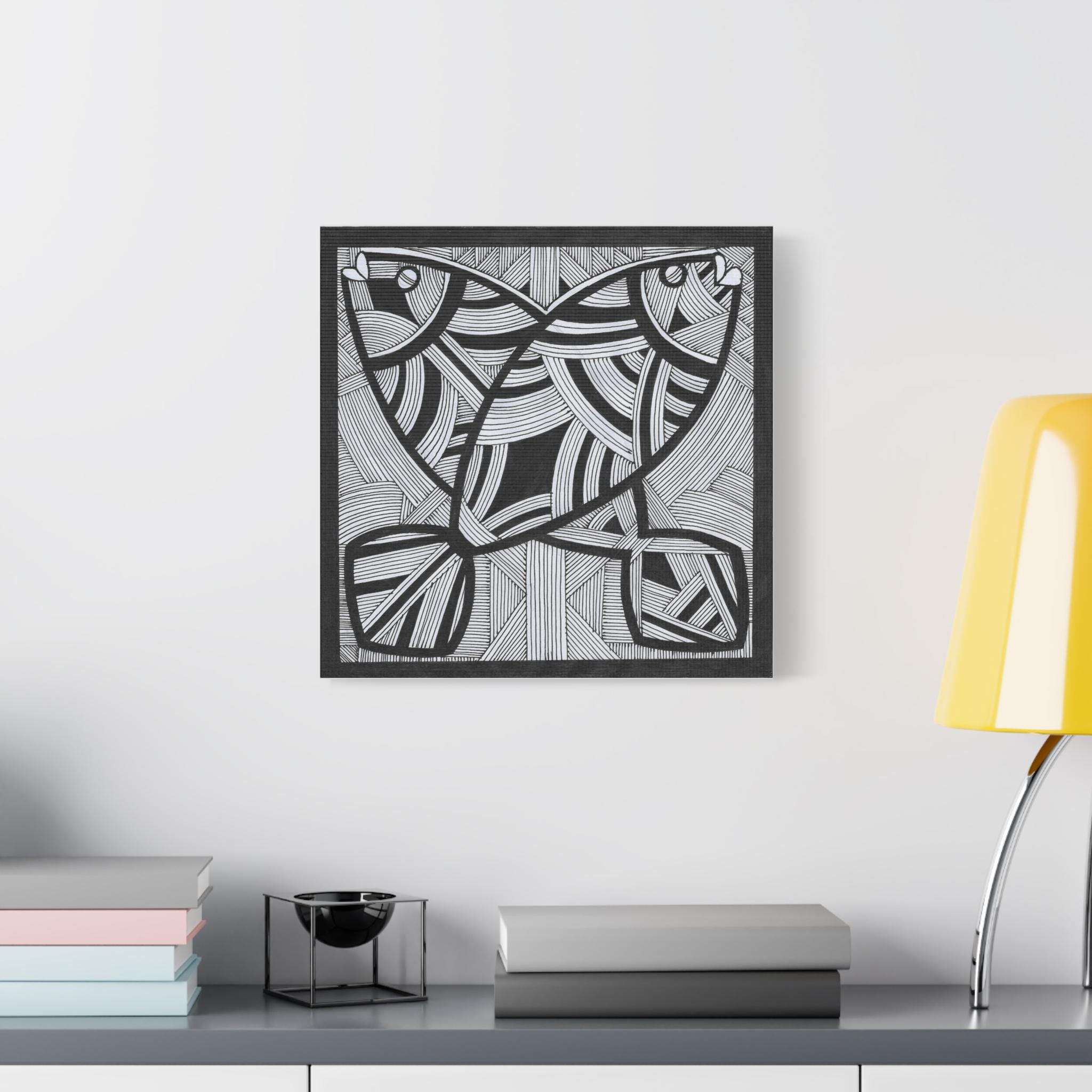 Two Fish B - Canvas Wall Art