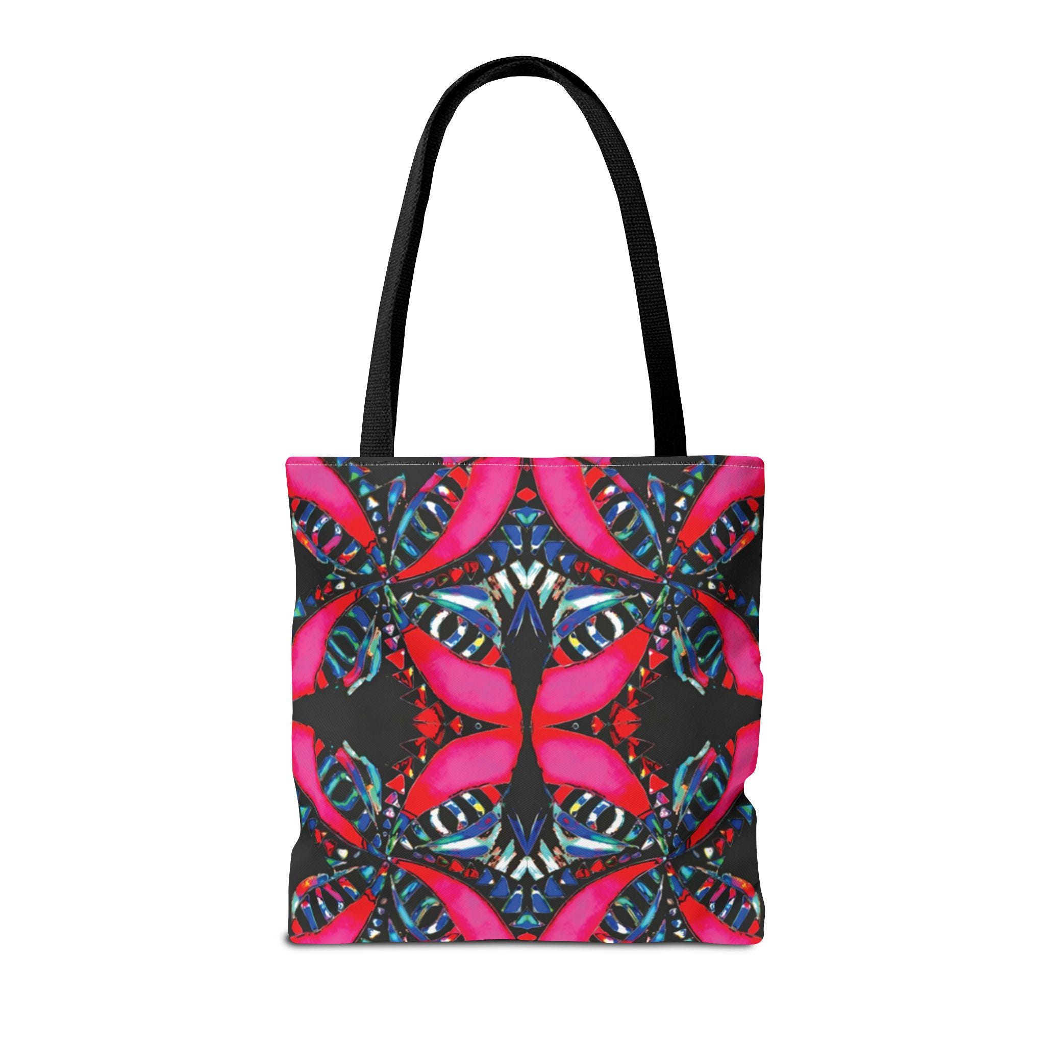 Pink on Black - Tote Bag