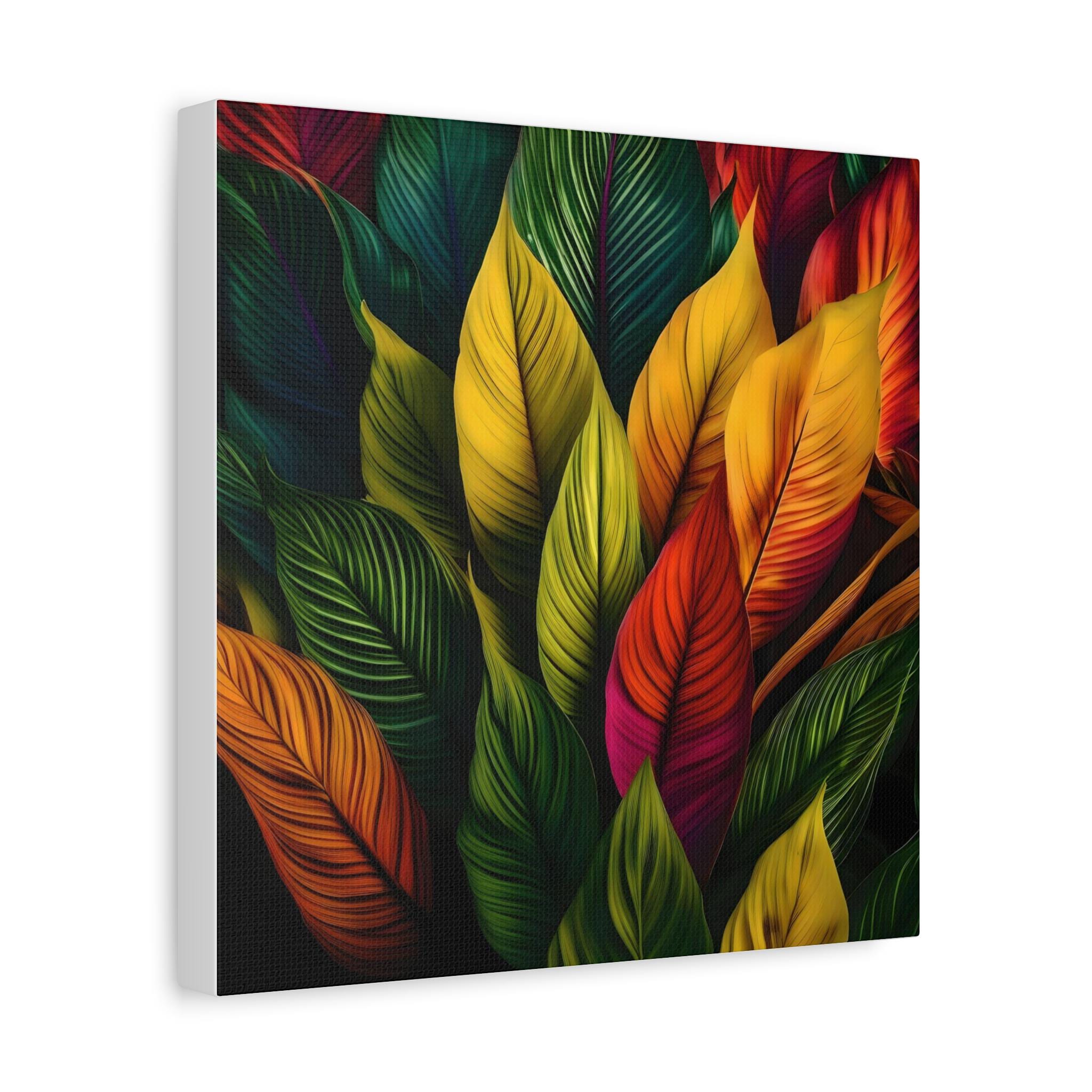 Colored Leaves - Canvas Wall Art