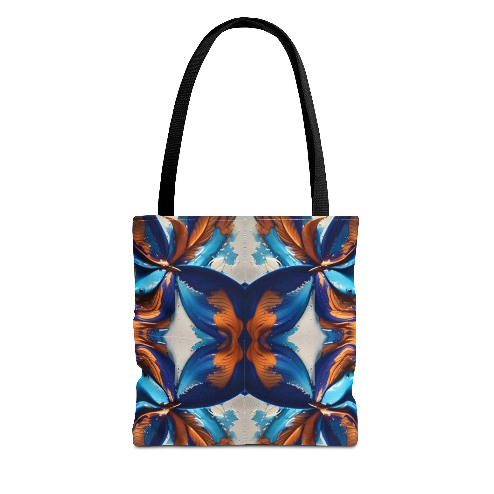 Blue Fan Quad - Tote Bag