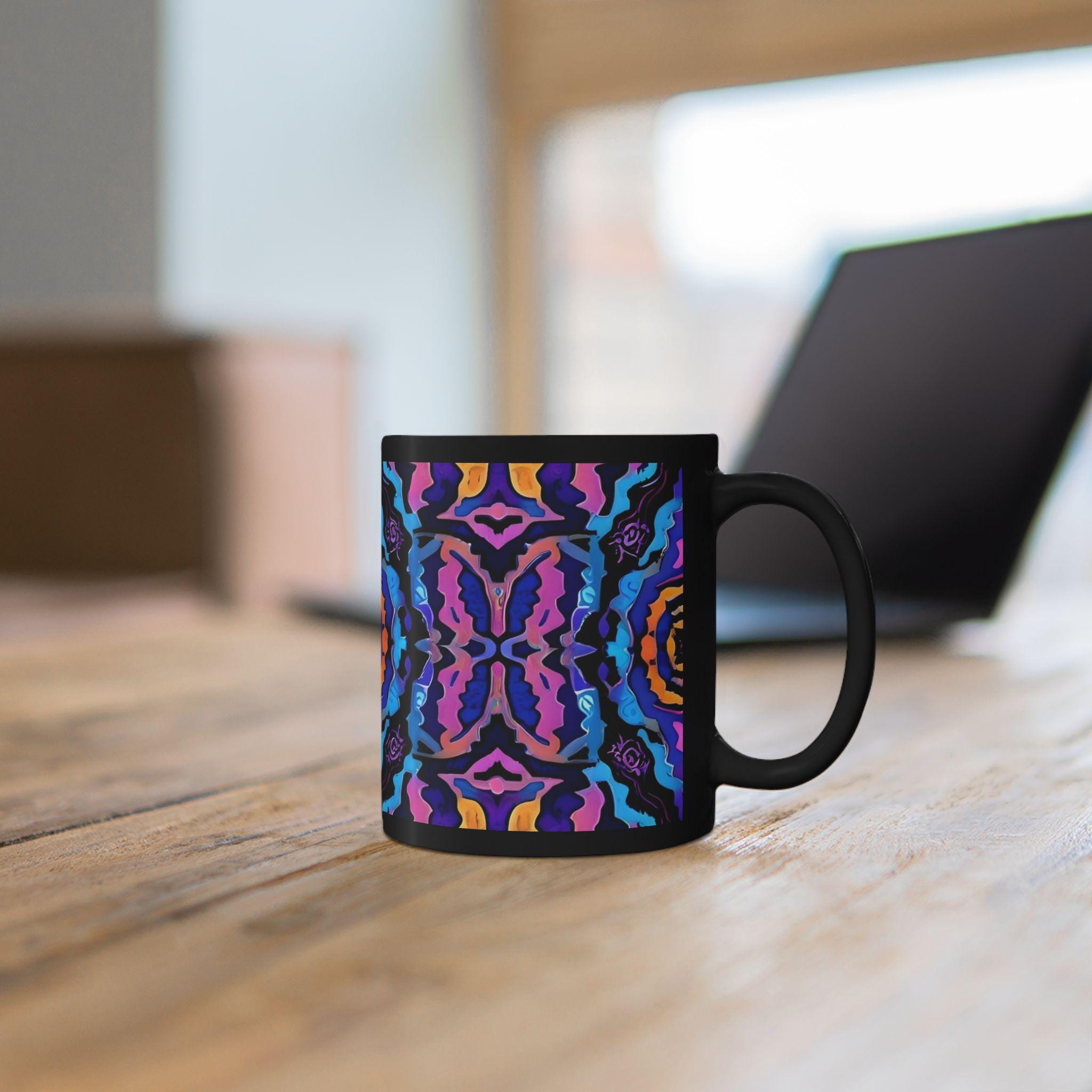 Purple H - Coffee Mug