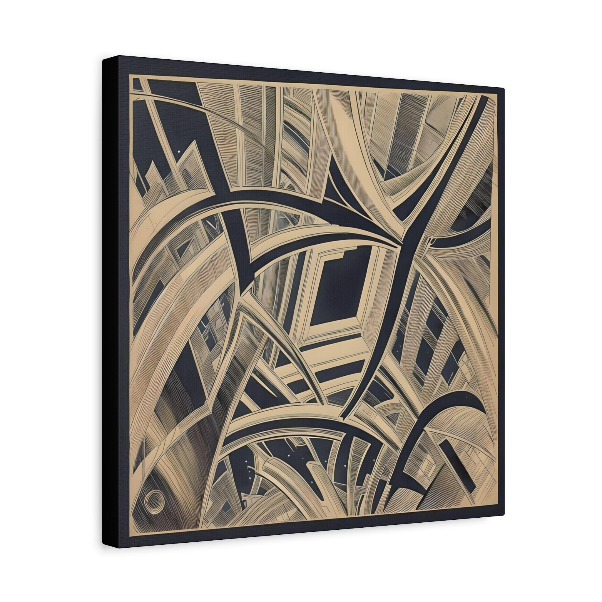 Bar Code Canvas Wall Art