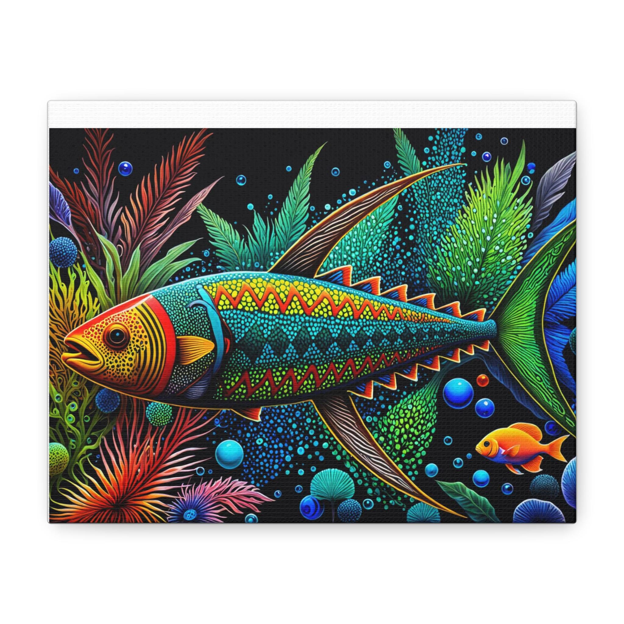 Abo Fish A - Canvas Wall Art