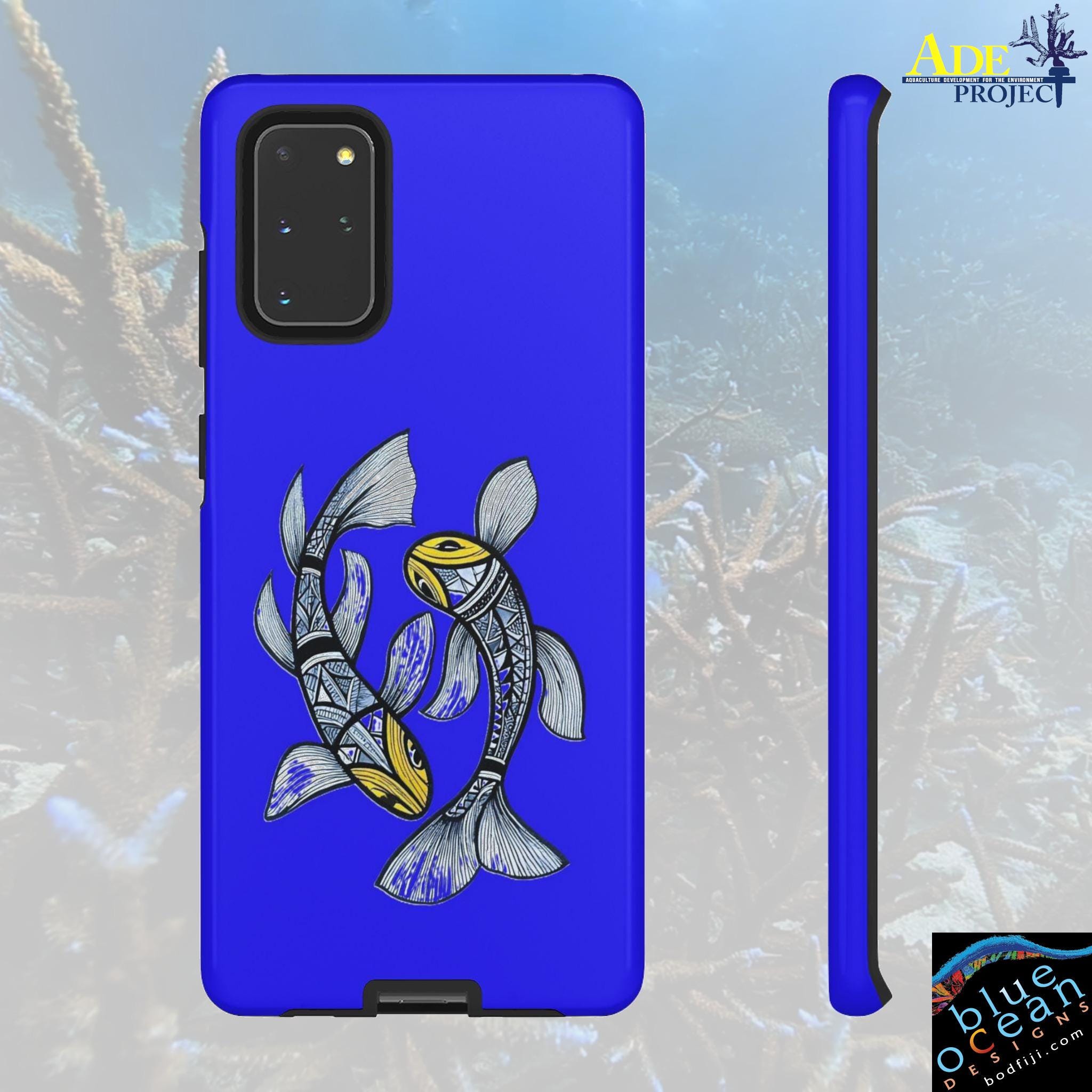 Koi Fun Android Tough Case - Walt Smith Fiji Ocean Art - Supports ADE Reef Restoration