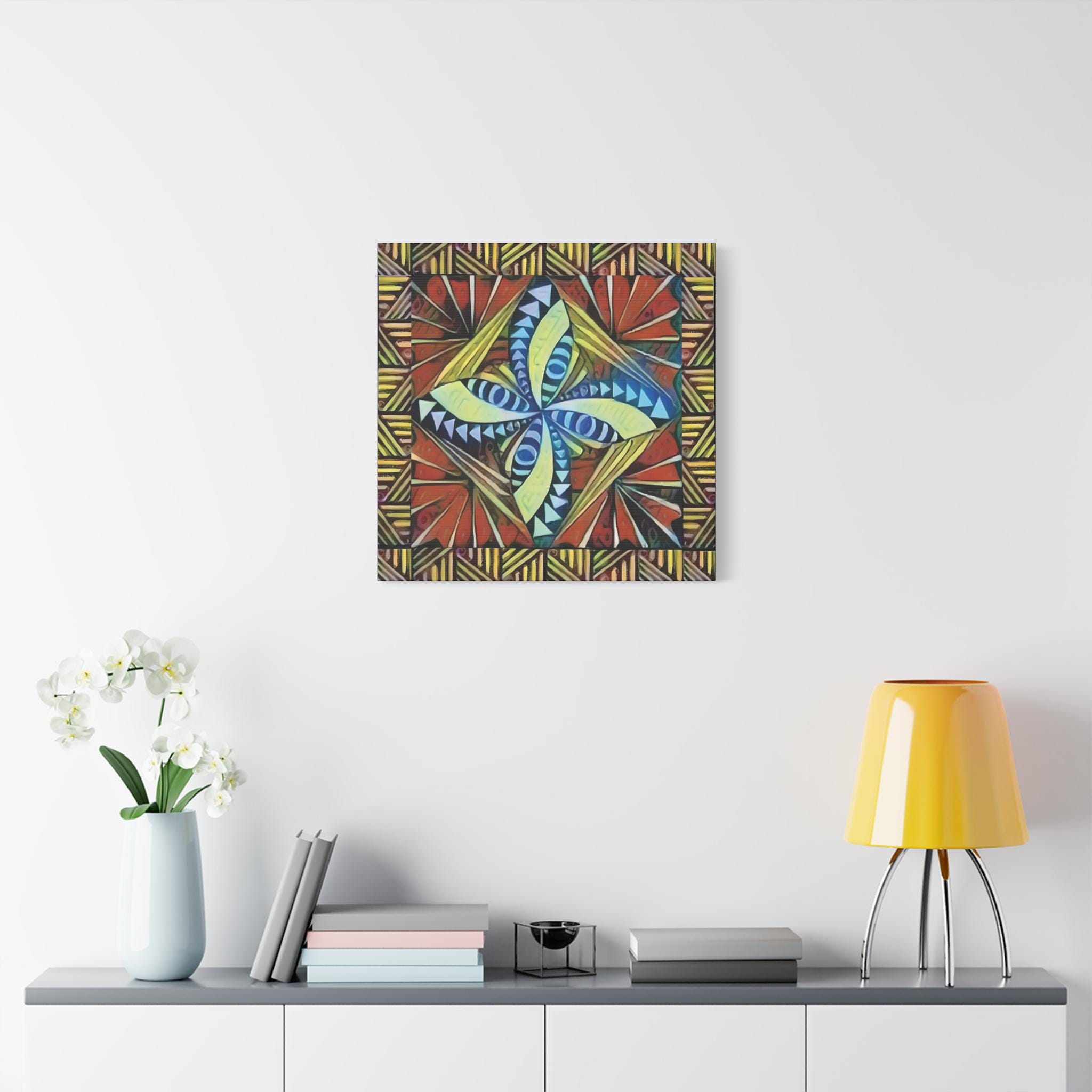 Tapa Border Canvas Wall Art