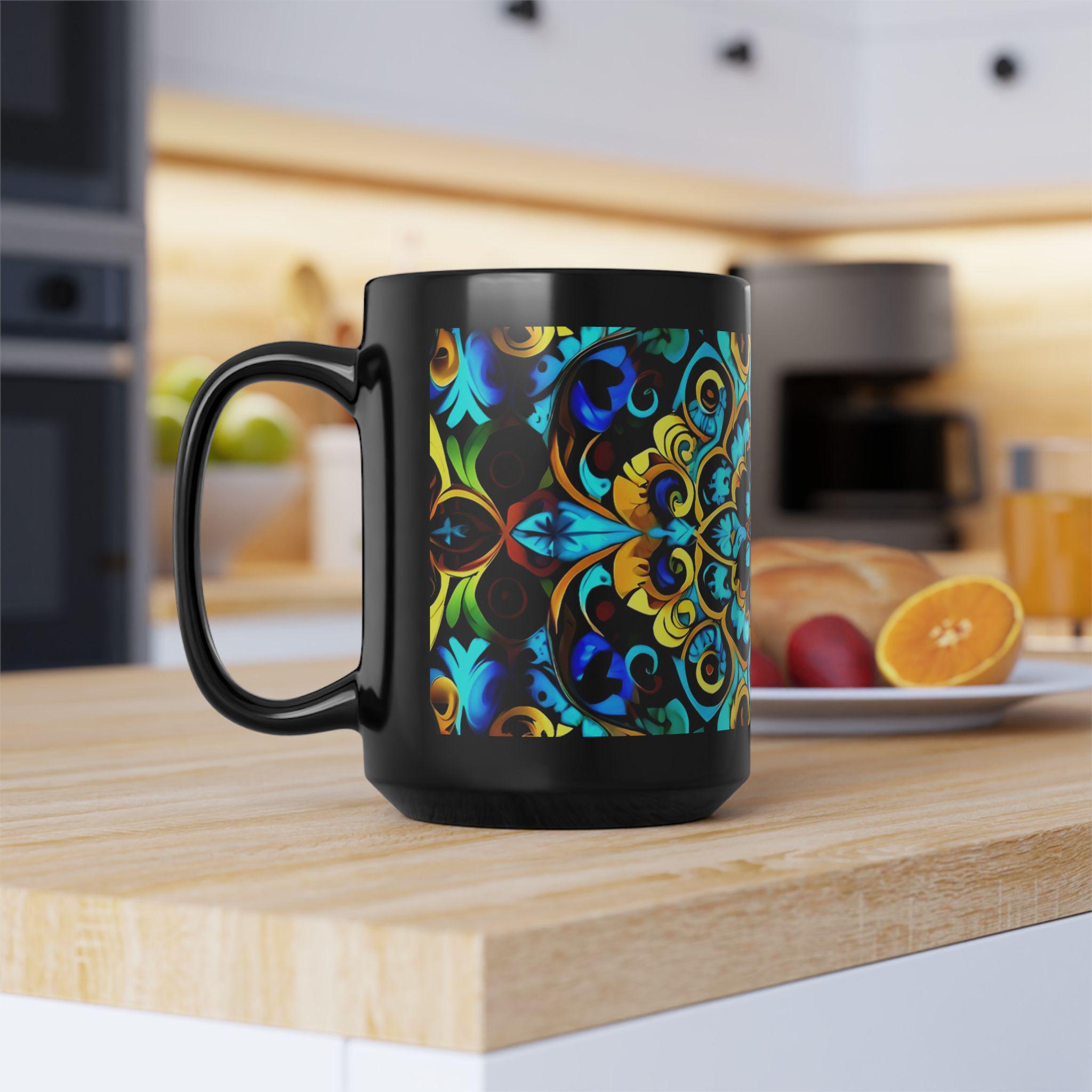 Blue Lace C - Coffee Mug