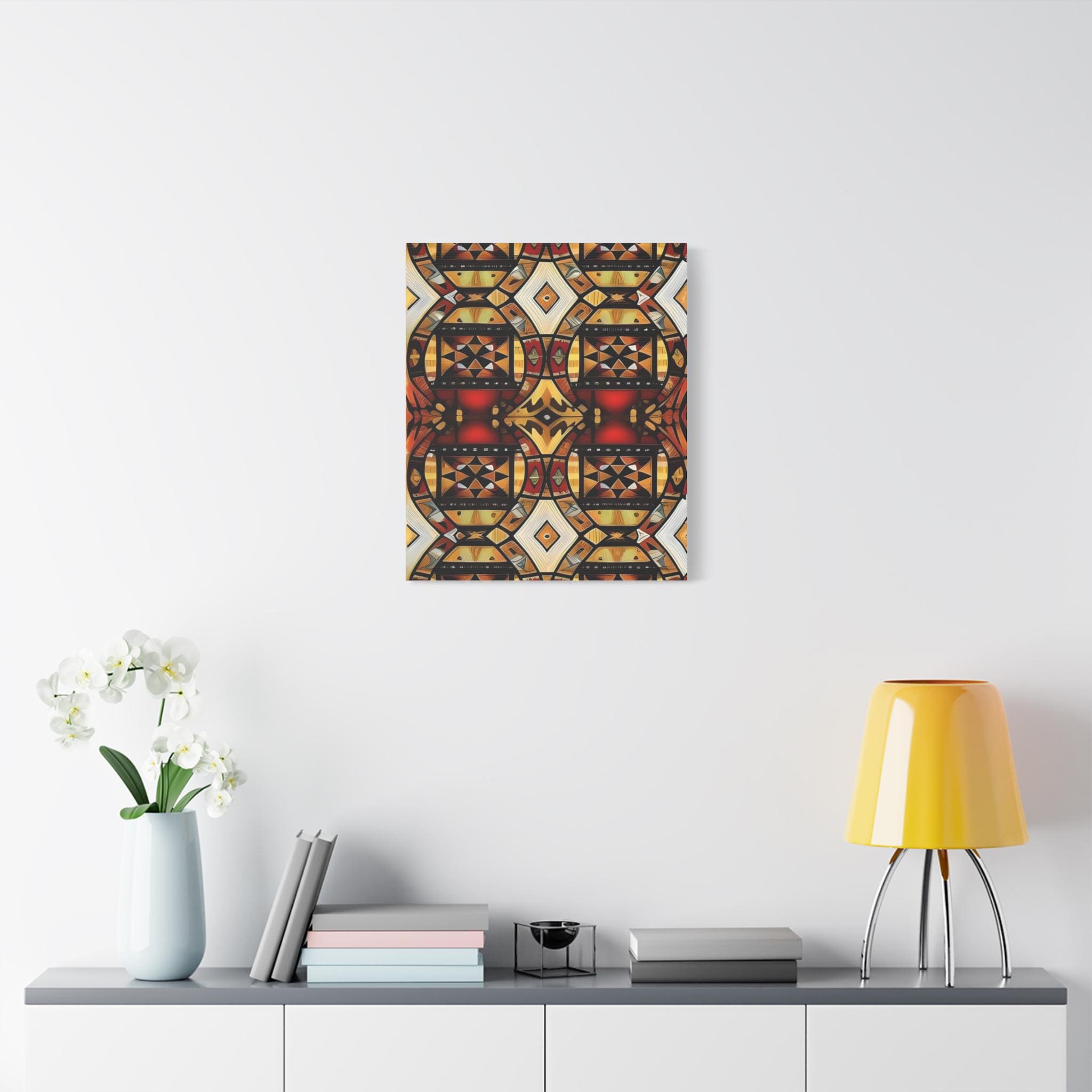 Tapa Squares A - Canvas Wall Art