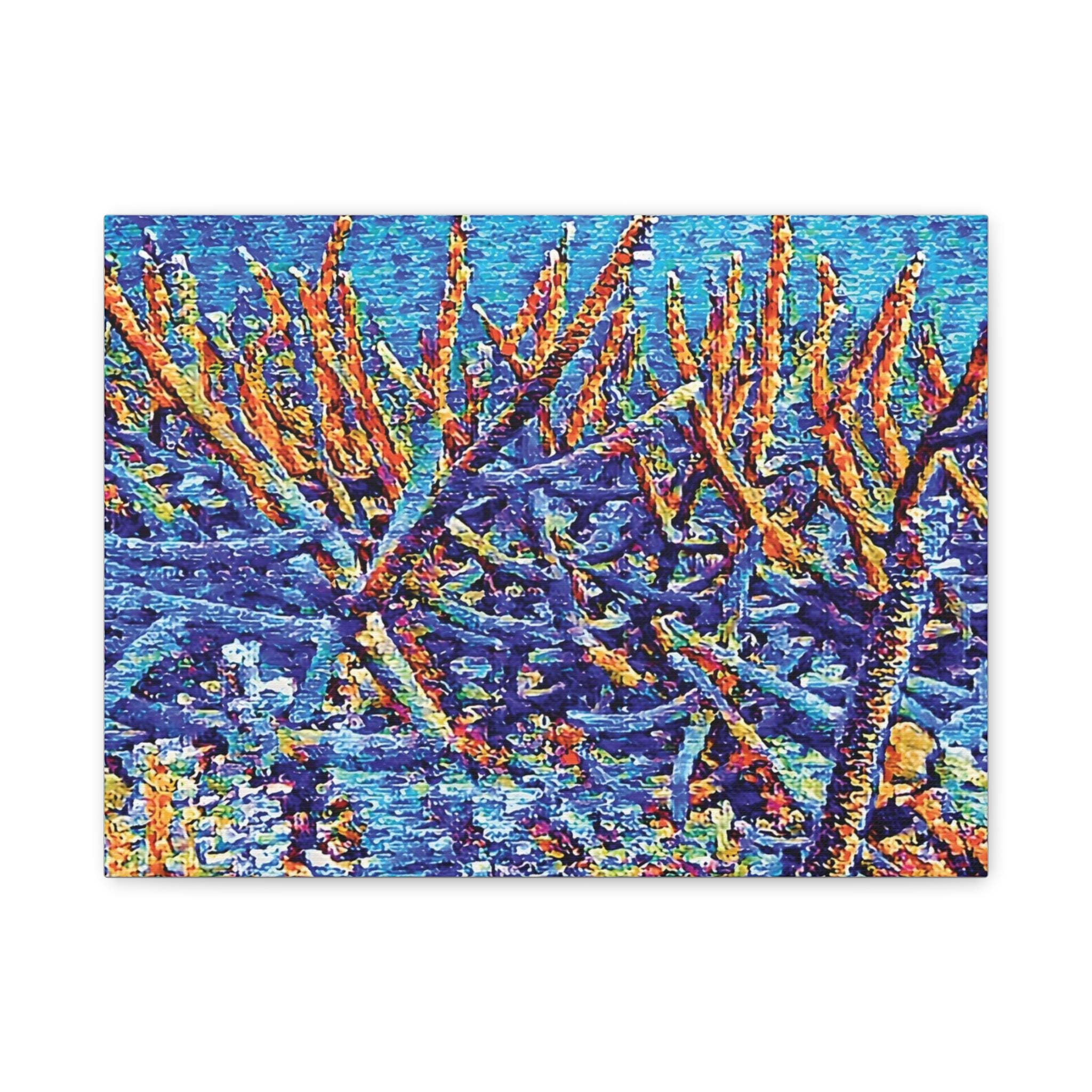 Stag Garden - Canvas Wall Art