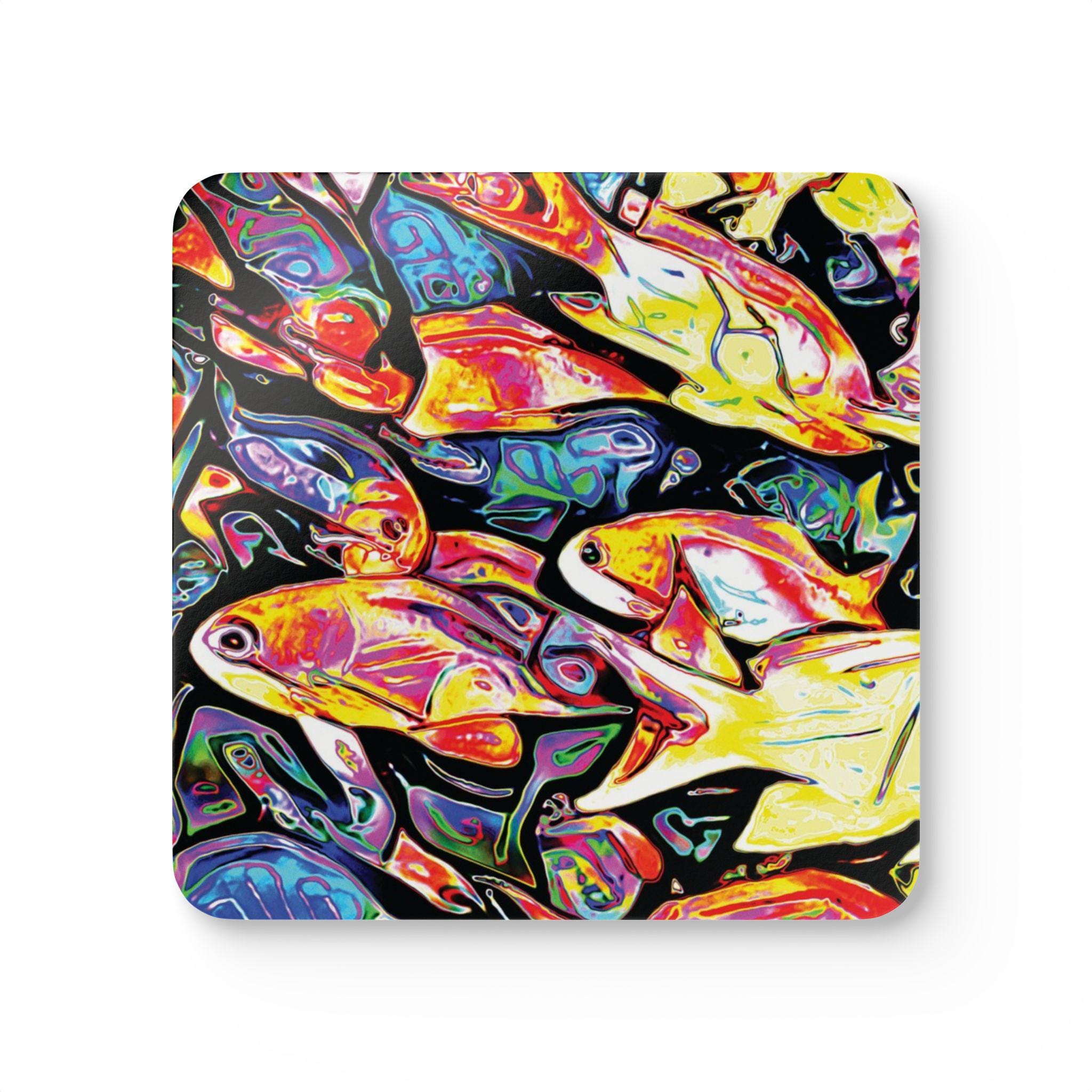 Busy Day - Corkwood Coaster Set