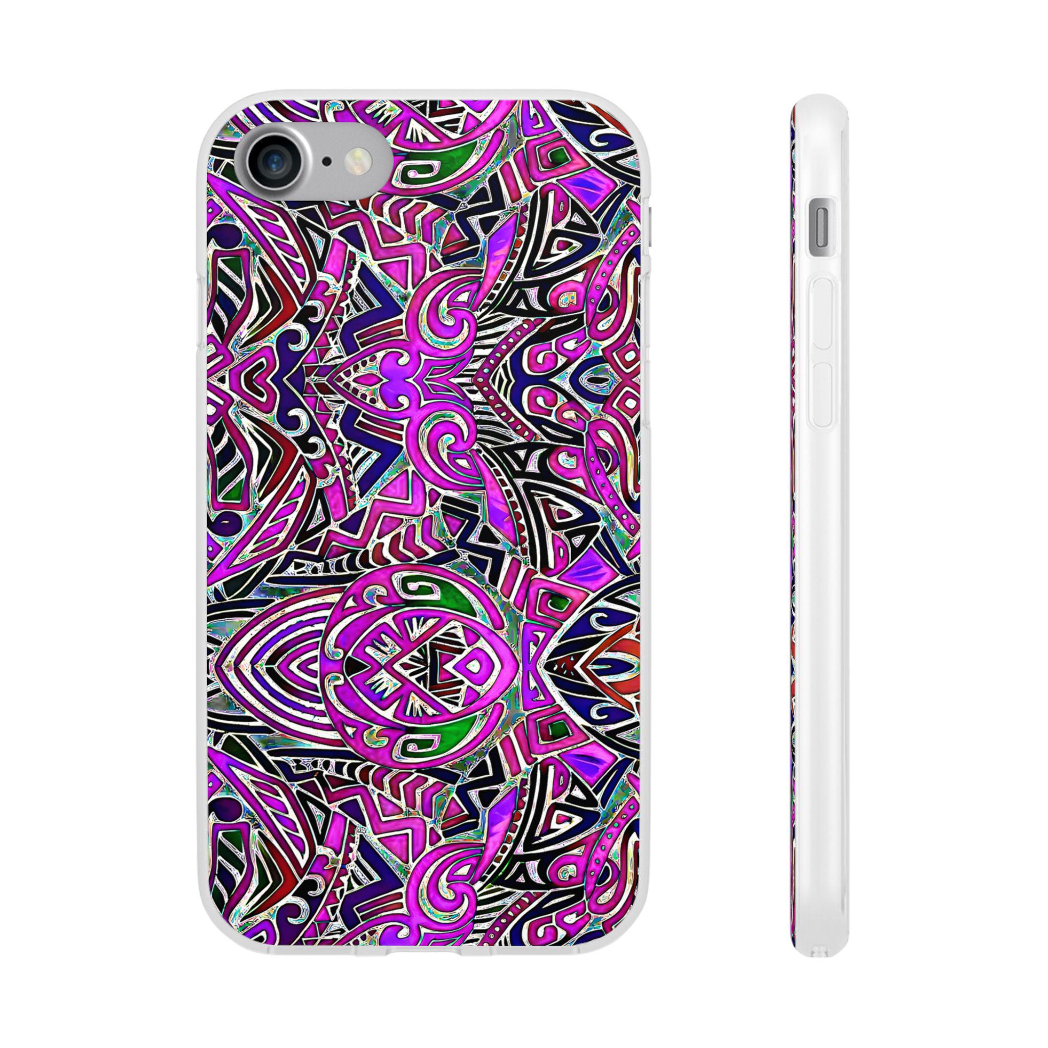Purple Indo iPhone Flexi Case - Walt Smith Fiji Ocean Art - Supports ADE Reef Restoration