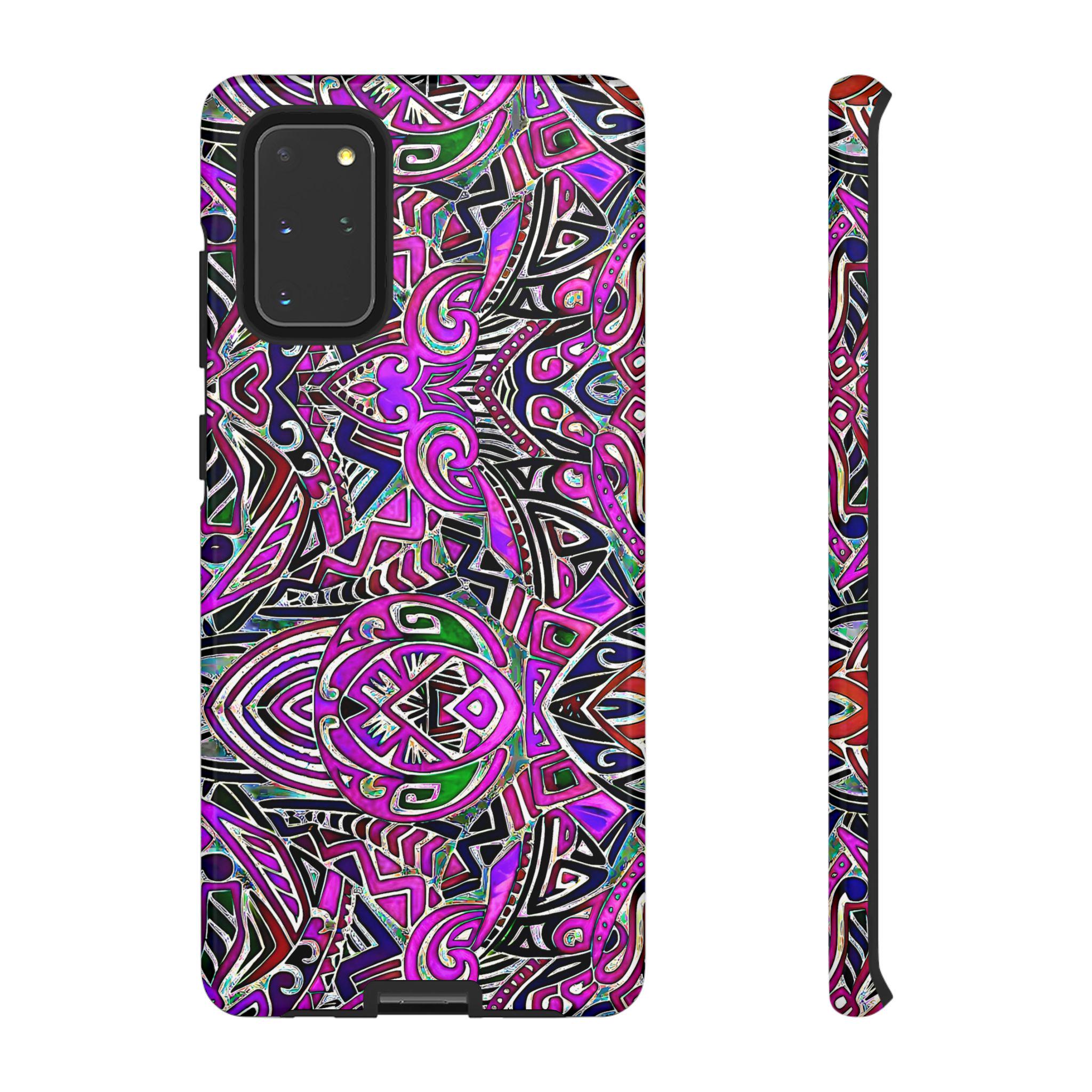 Purple Indo Android Tough Case - Walt Smith Fiji Ocean Art - Supports ADE Reef Restoration
