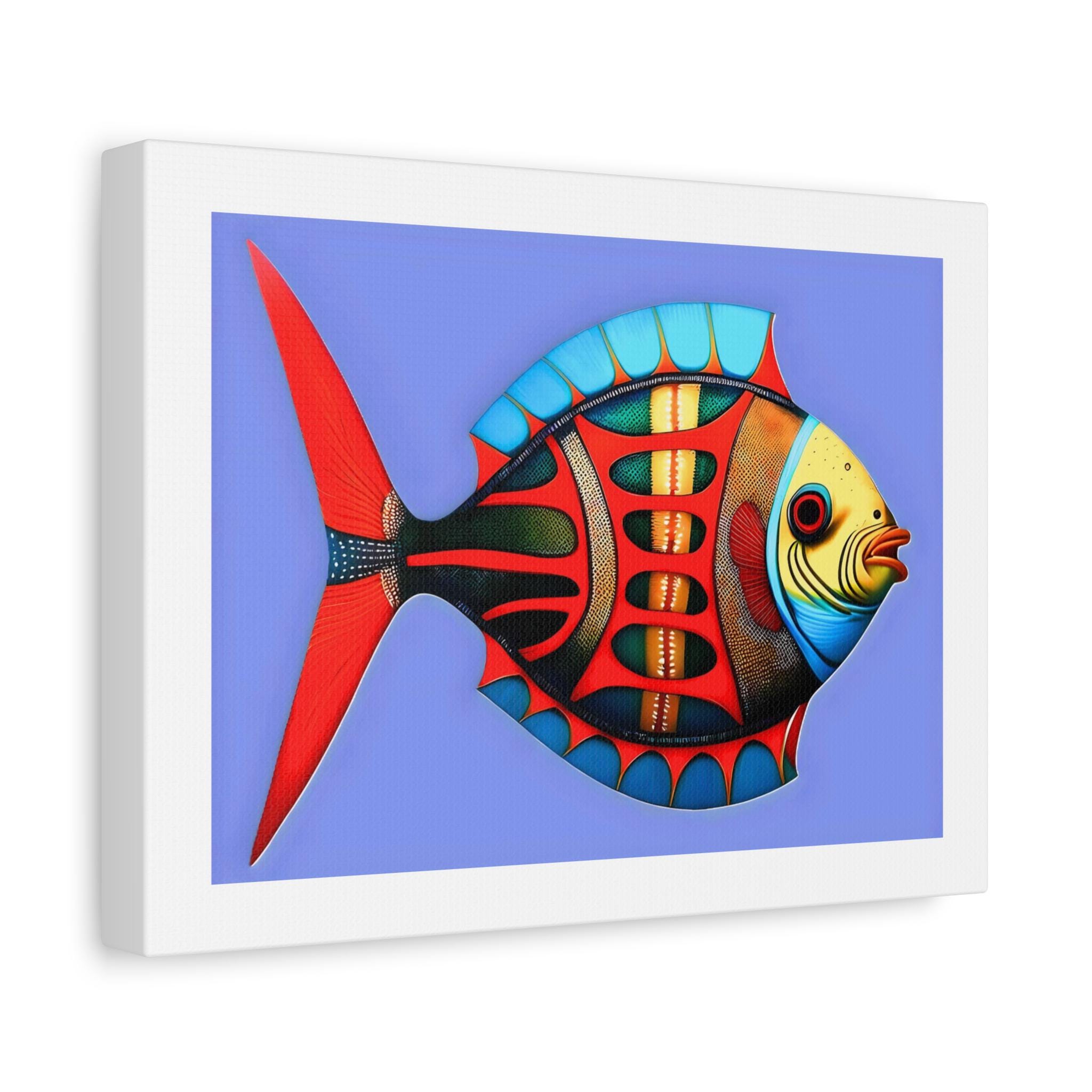Fish Kiss - Canvas Wall Art