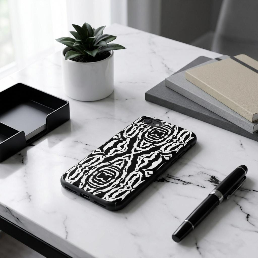 Zebra Confusion iPhone Flexi Case - Walt Smith Fiji Ocean Art - Supports ADE Reef Restoration